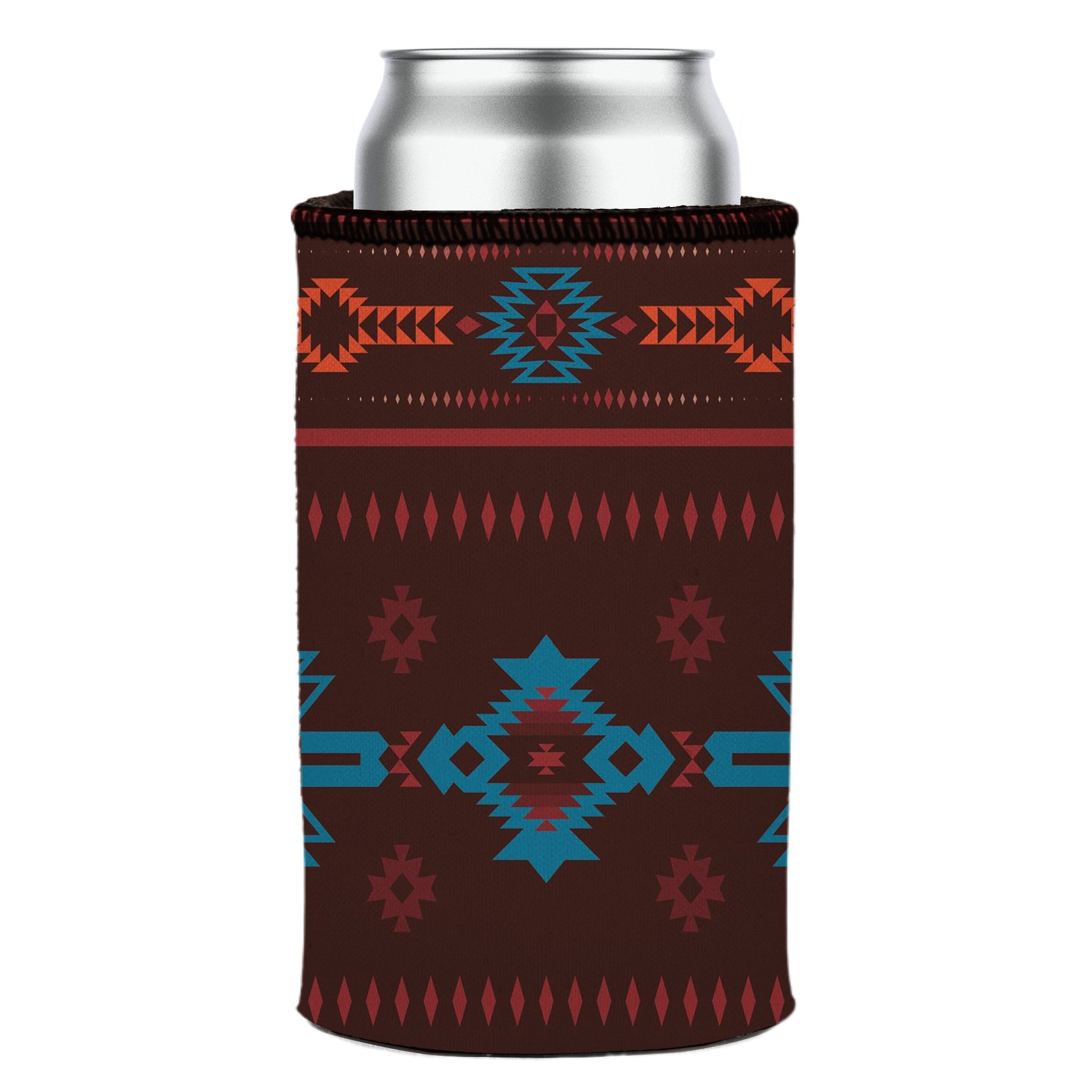 Stubbyz Brown Navajo Rug Stubby Cooler 2-Pack