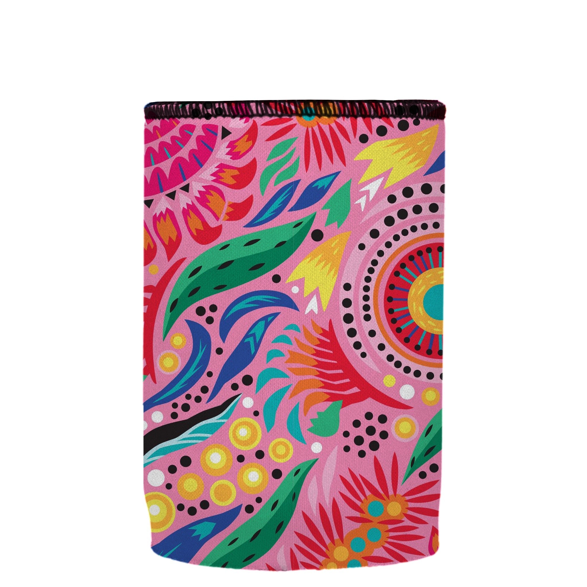 Stubbyz Australian Flowers Stubby Cooler 3-Pack