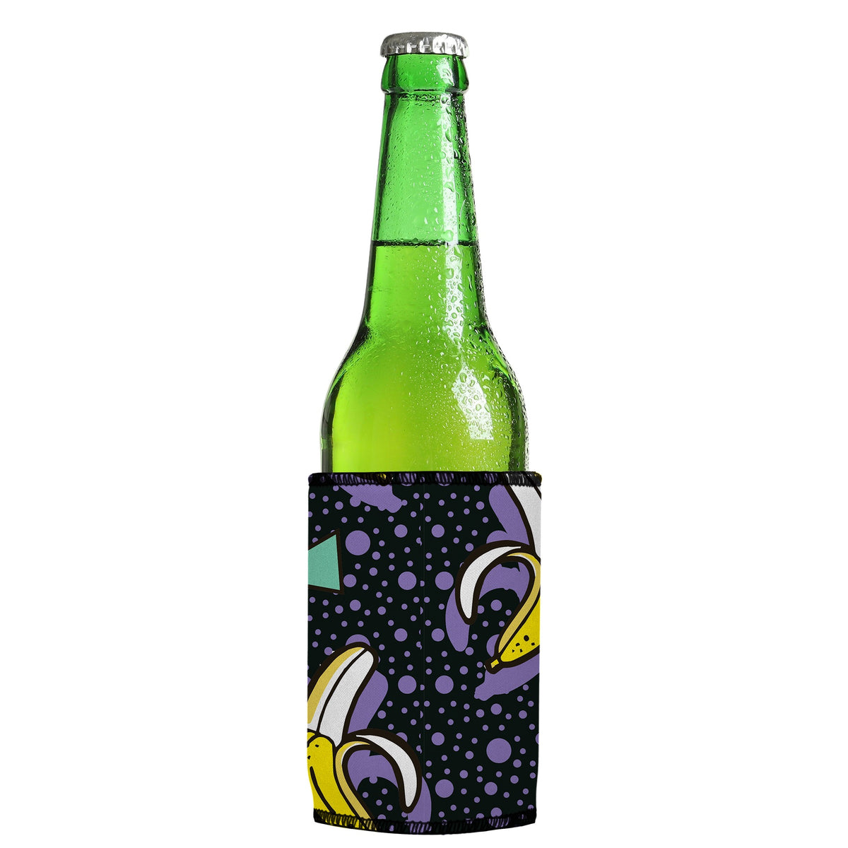Go Bananas Stubbyz One Size cooler on a slim Euro-style bottle