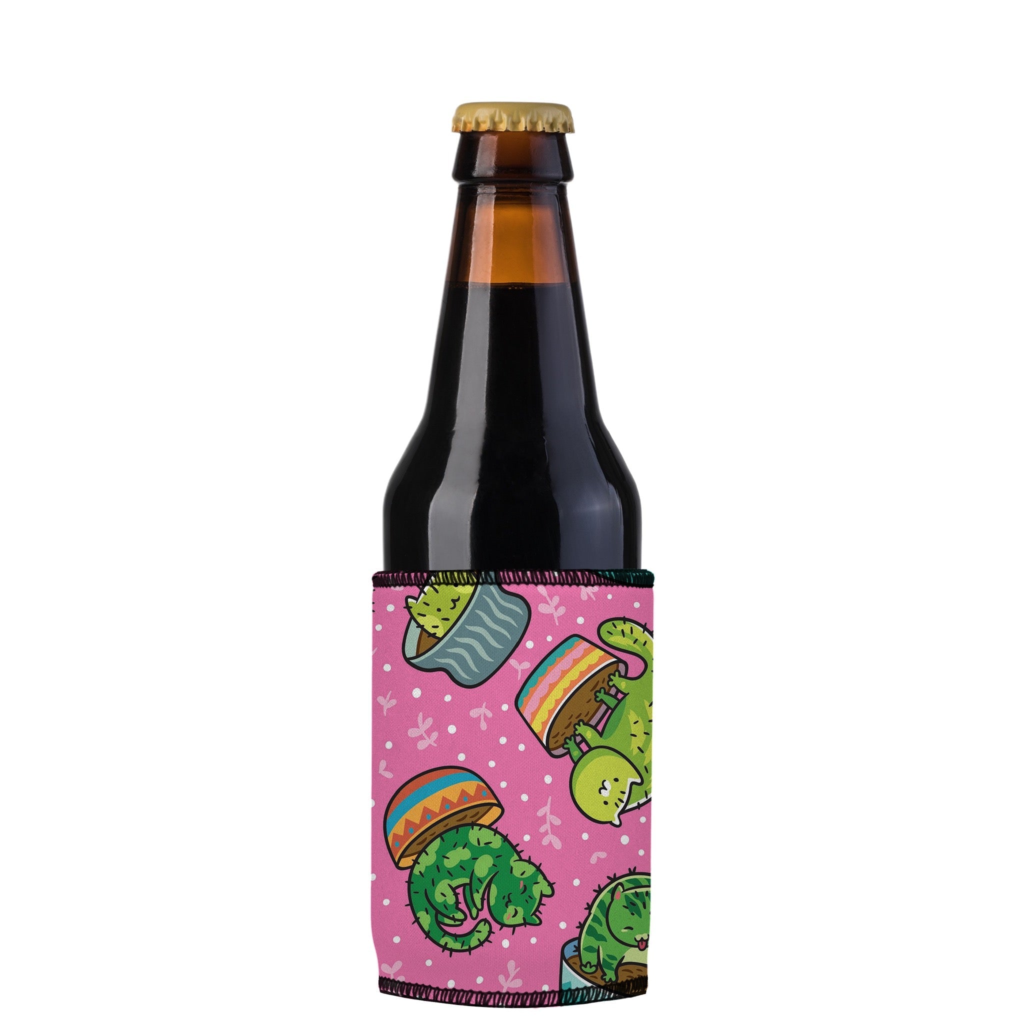 Stubbyz Cats in a Flowerpot Stubby Cooler 2-Pack