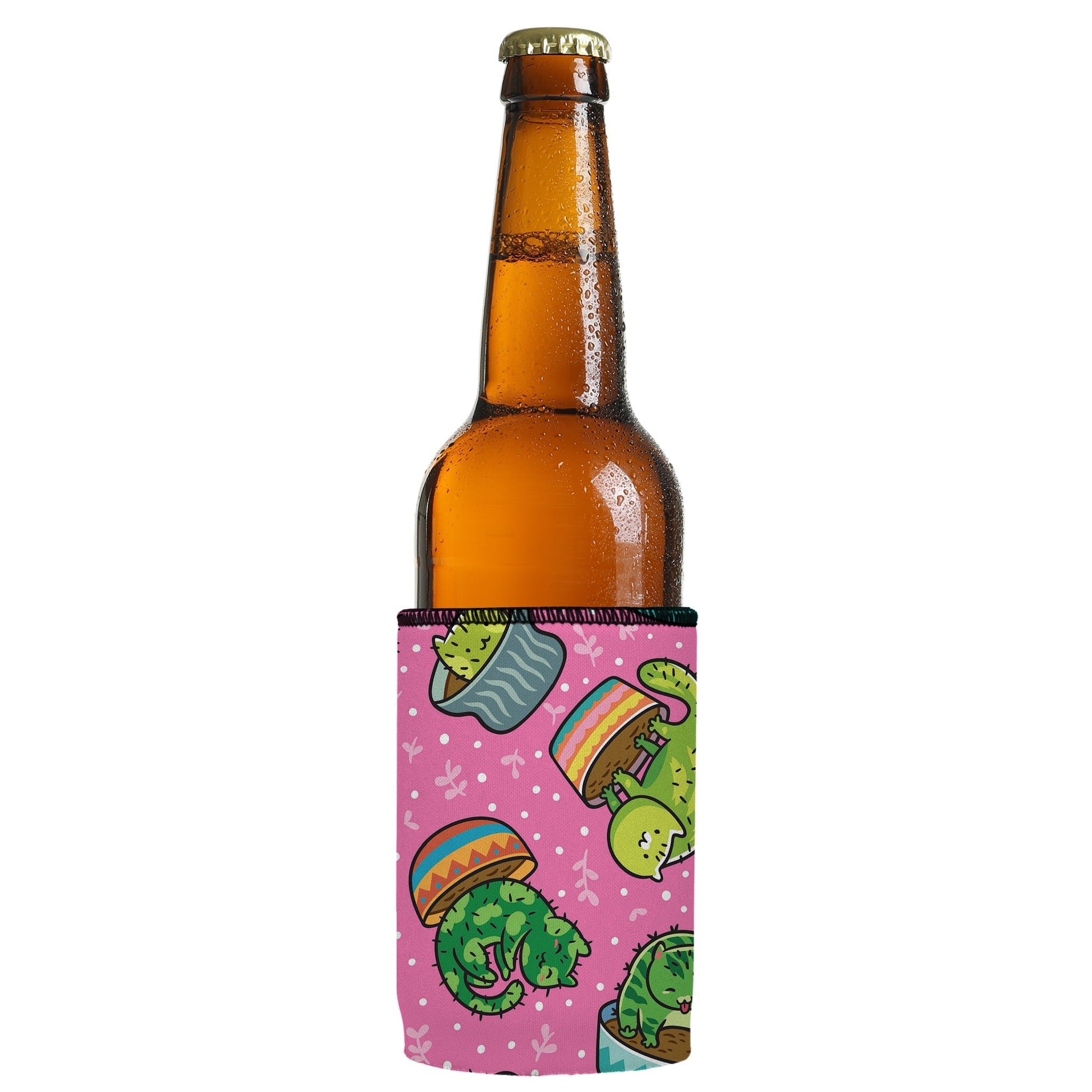 Stubbyz Cats in a Flowerpot Stubby Cooler 3-Pack