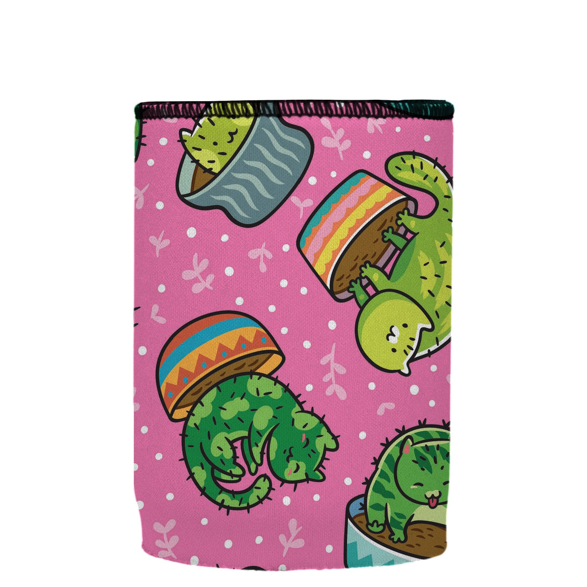 Stubbyz Cats in a Flowerpot Stubby Cooler, Australian Made by Stubbyz, view 2