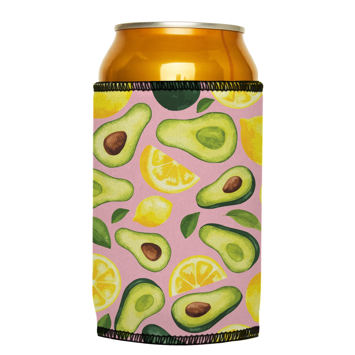 Avos & Lemons Stubbyz One Size cooler on a standard can