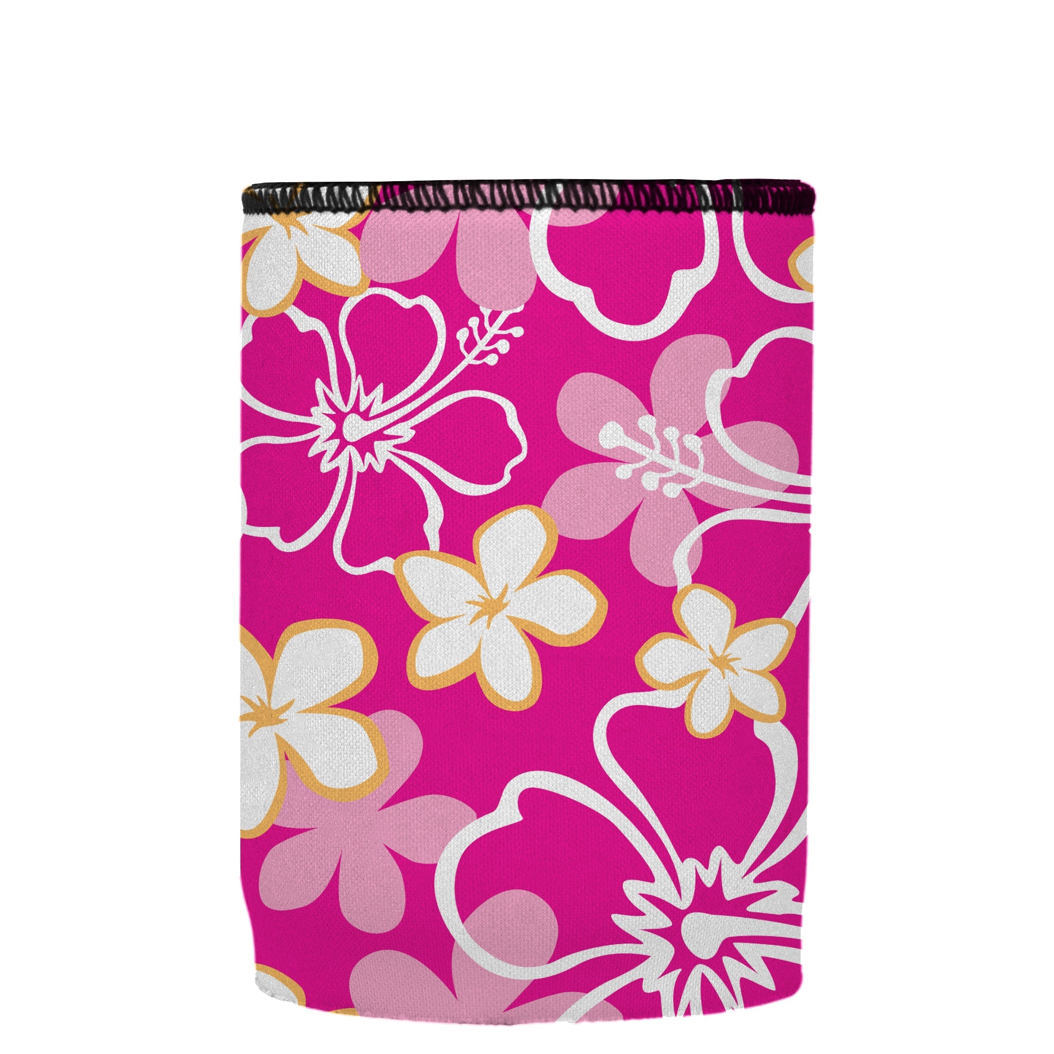 Stubbyz Pink Hibiscus Stubby Cooler 3-Pack