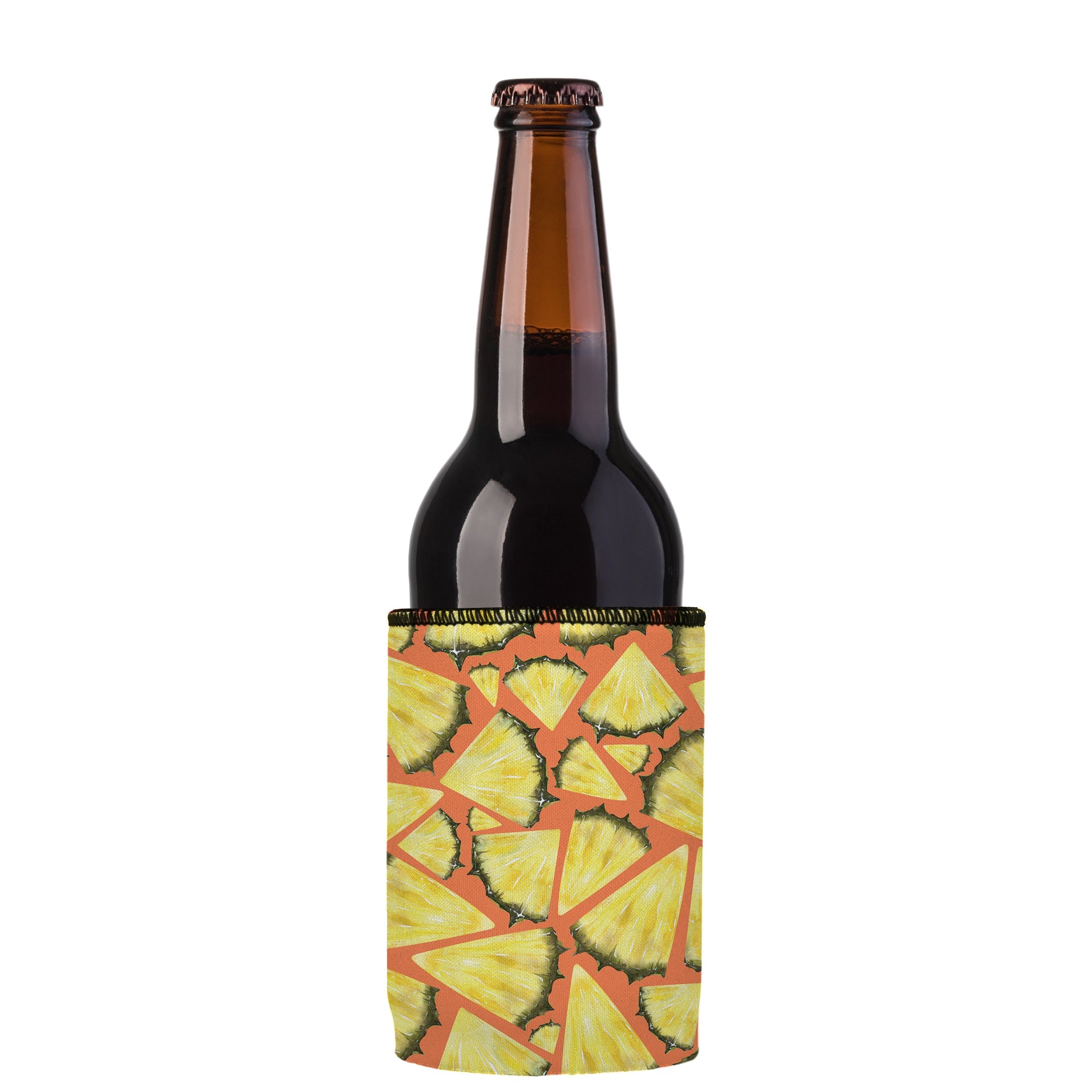 Stubbyz Pineapple Slices Stubby Cooler 3-Pack