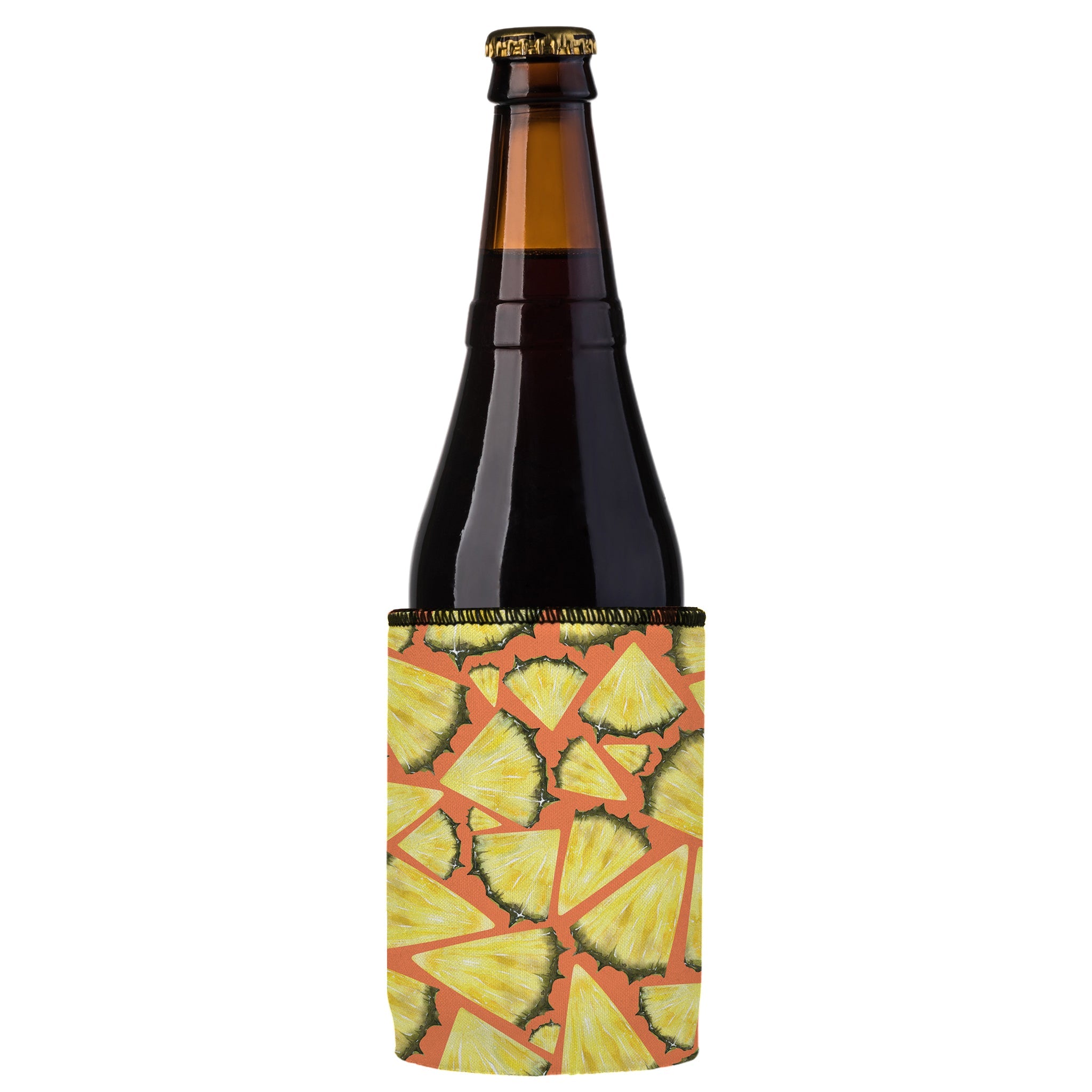 Stubbyz Pineapple Slices Stubby Cooler 3-Pack