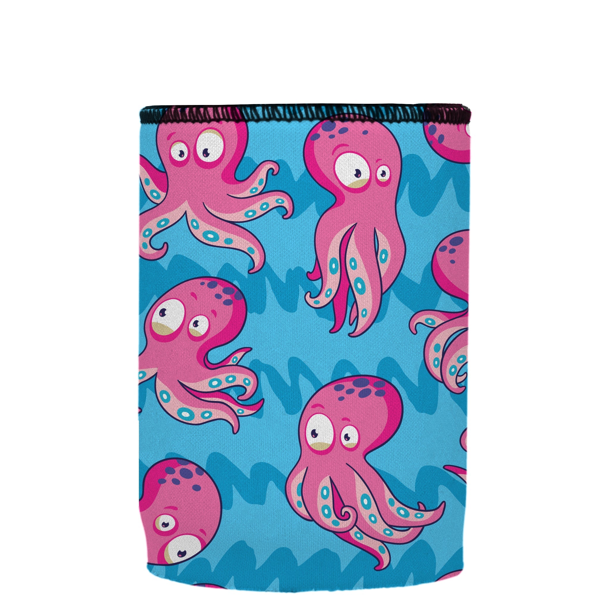 Stubbyz Pink Octopus Stubby Cooler 3-Pack
