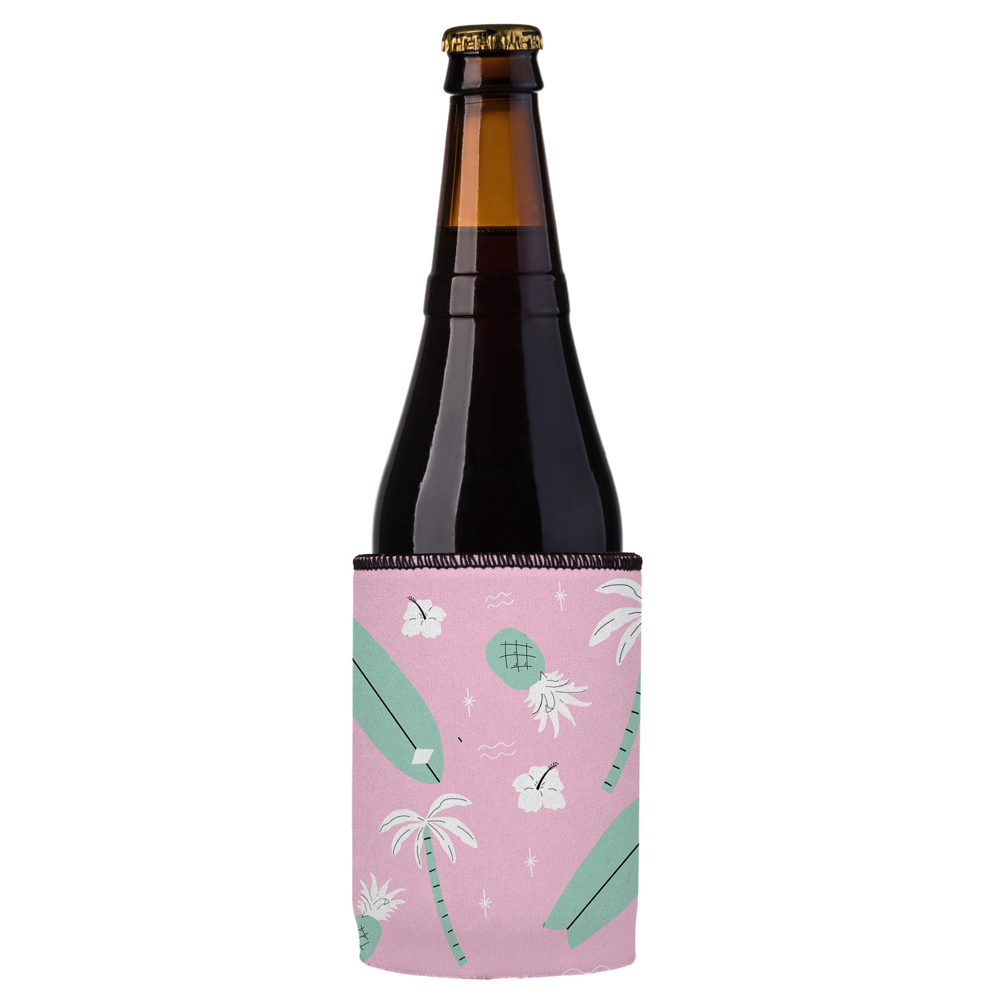 Stubbyz Pink Surf’s Up Stubby Cooler 3-Pack