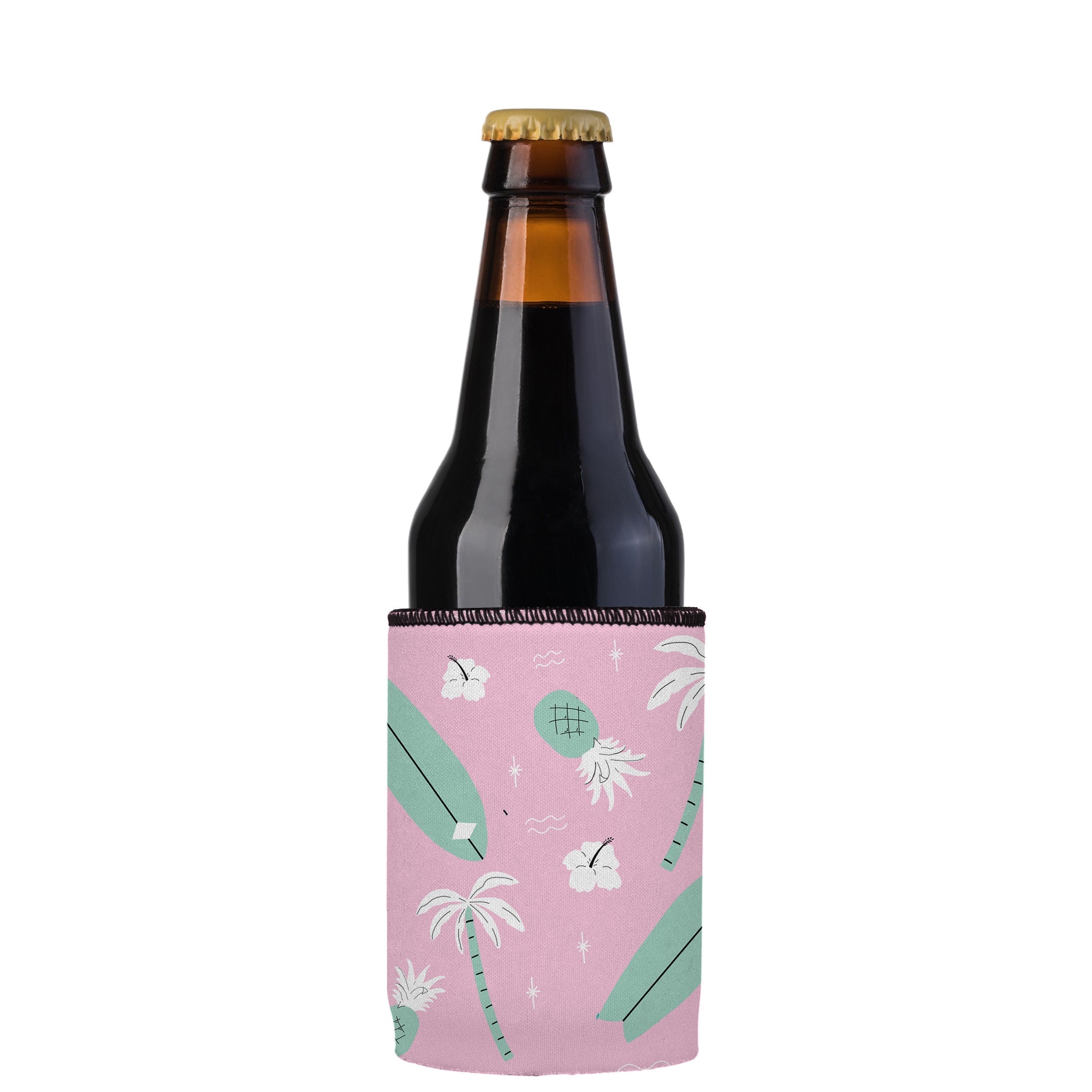 Stubbyz Pink Surf’s Up Stubby Cooler 3-Pack