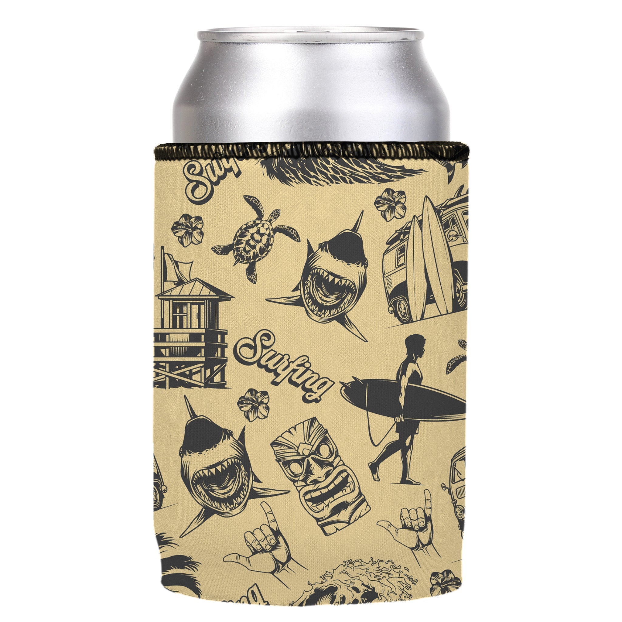 Stubbyz Retro Surf Stubby Cooler 3-Pack