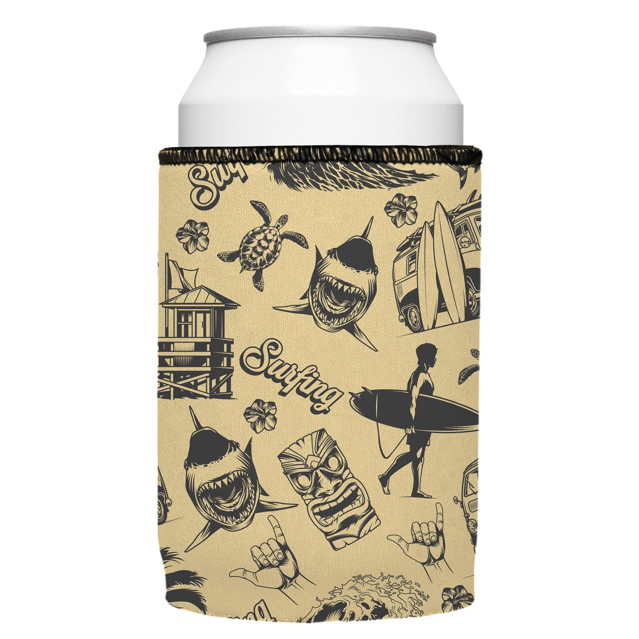 Stubbyz Retro Surf Stubby Cooler 3-Pack