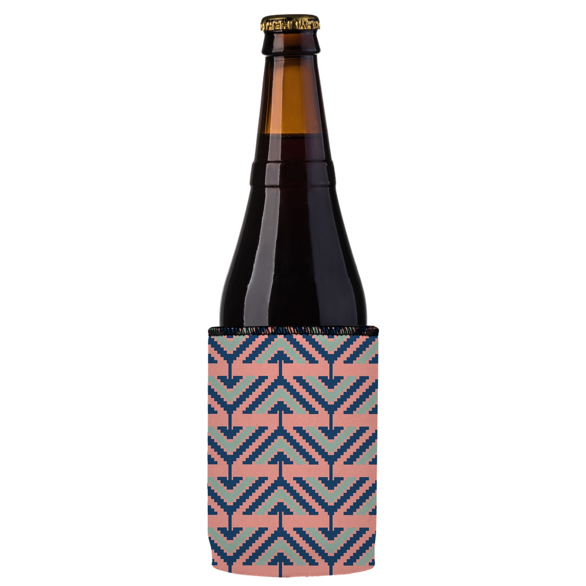 Stubbyz Pink Tribal Arrows Stubby Cooler 2-Pack