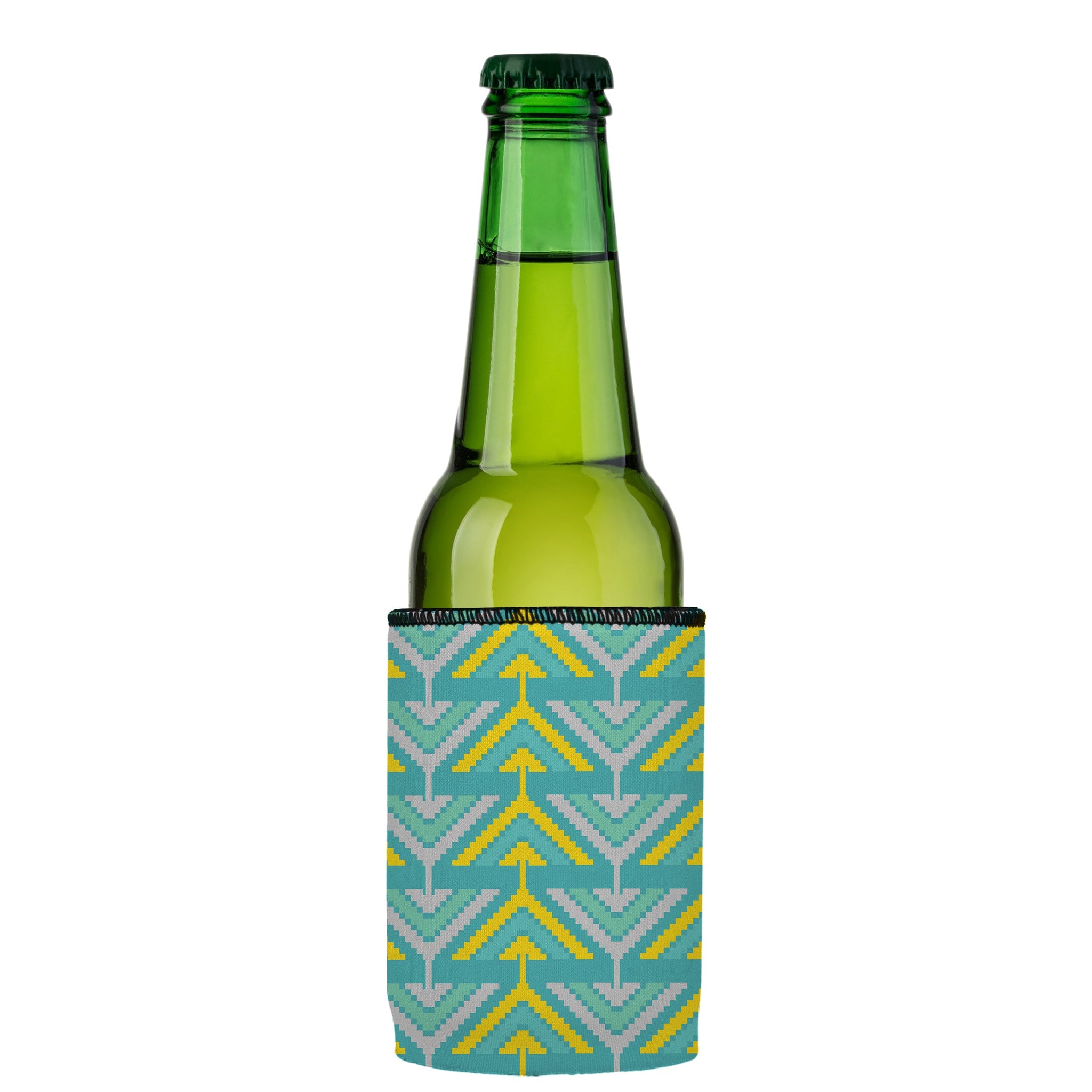 Stubbyz Yellow Tribal Arrows Stubby Cooler 2-Pack