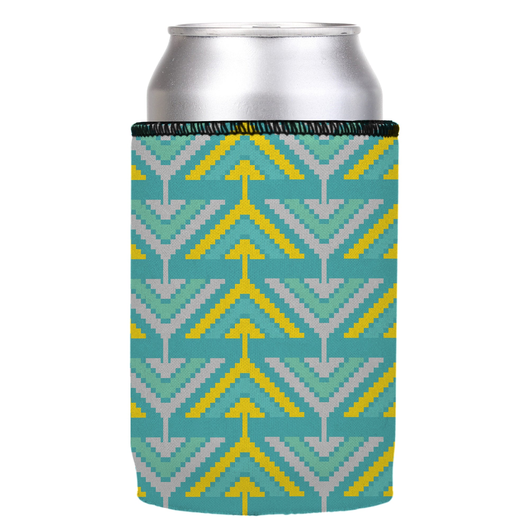 Stubbyz Yellow Tribal Arrows Stubby Cooler