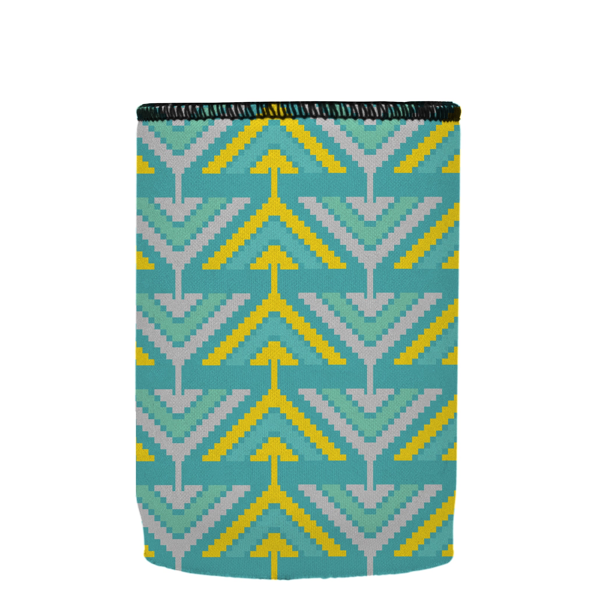 Stubbyz Yellow Tribal Arrows Stubby Cooler