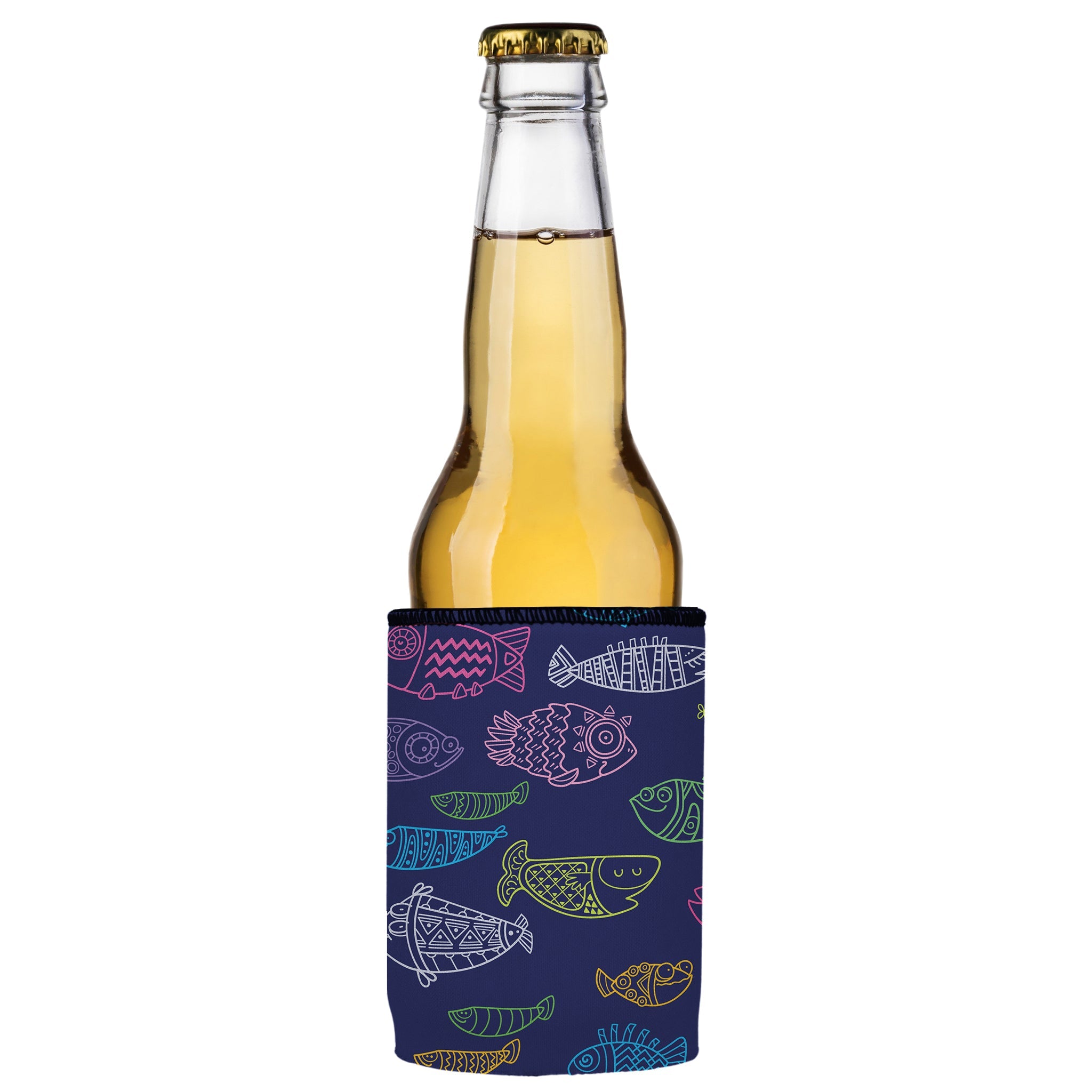 Stubbyz Neon Fish Stubby Cooler 2-Pack