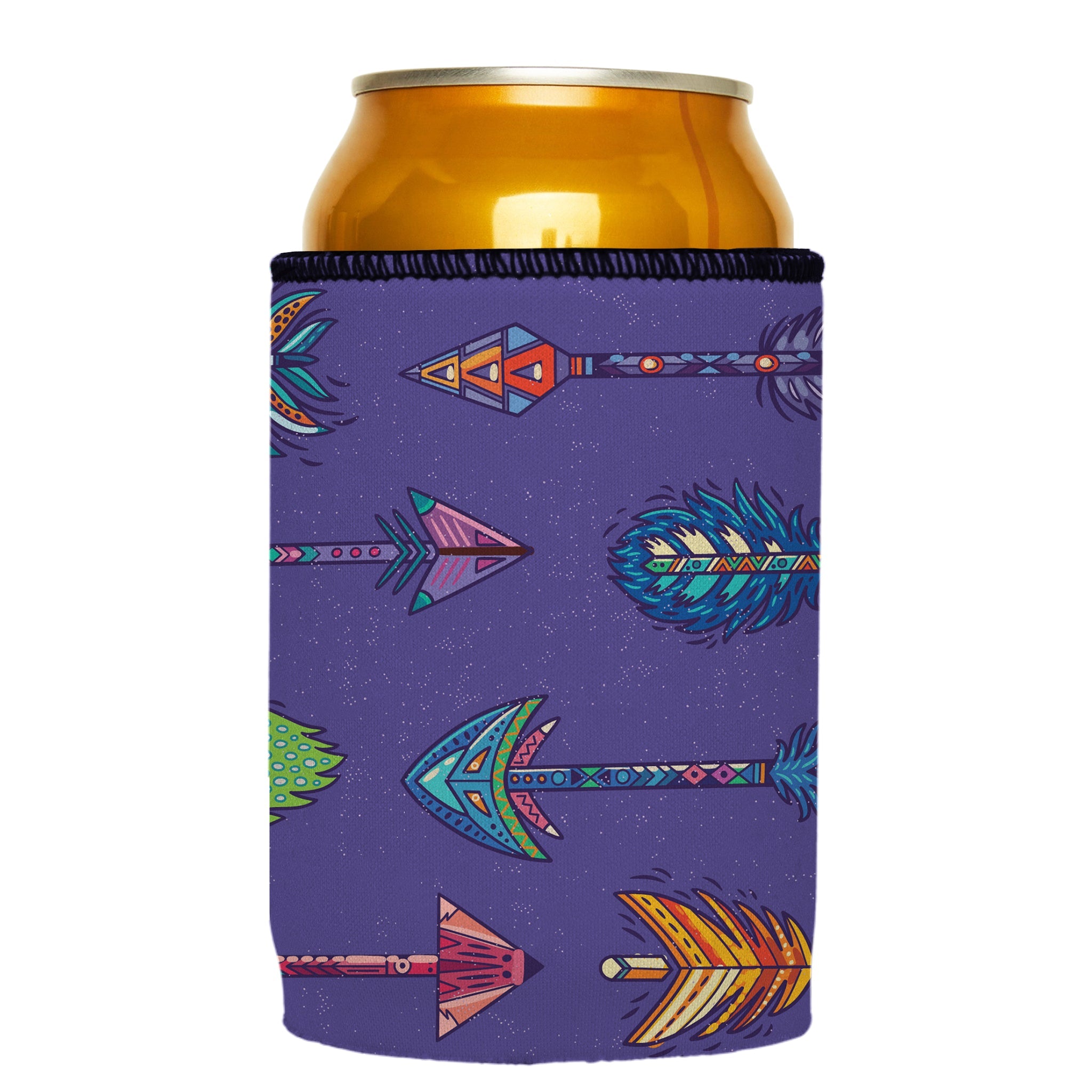 Stubbyz Purple Boho Arrows Stubby Cooler 2-Pack
