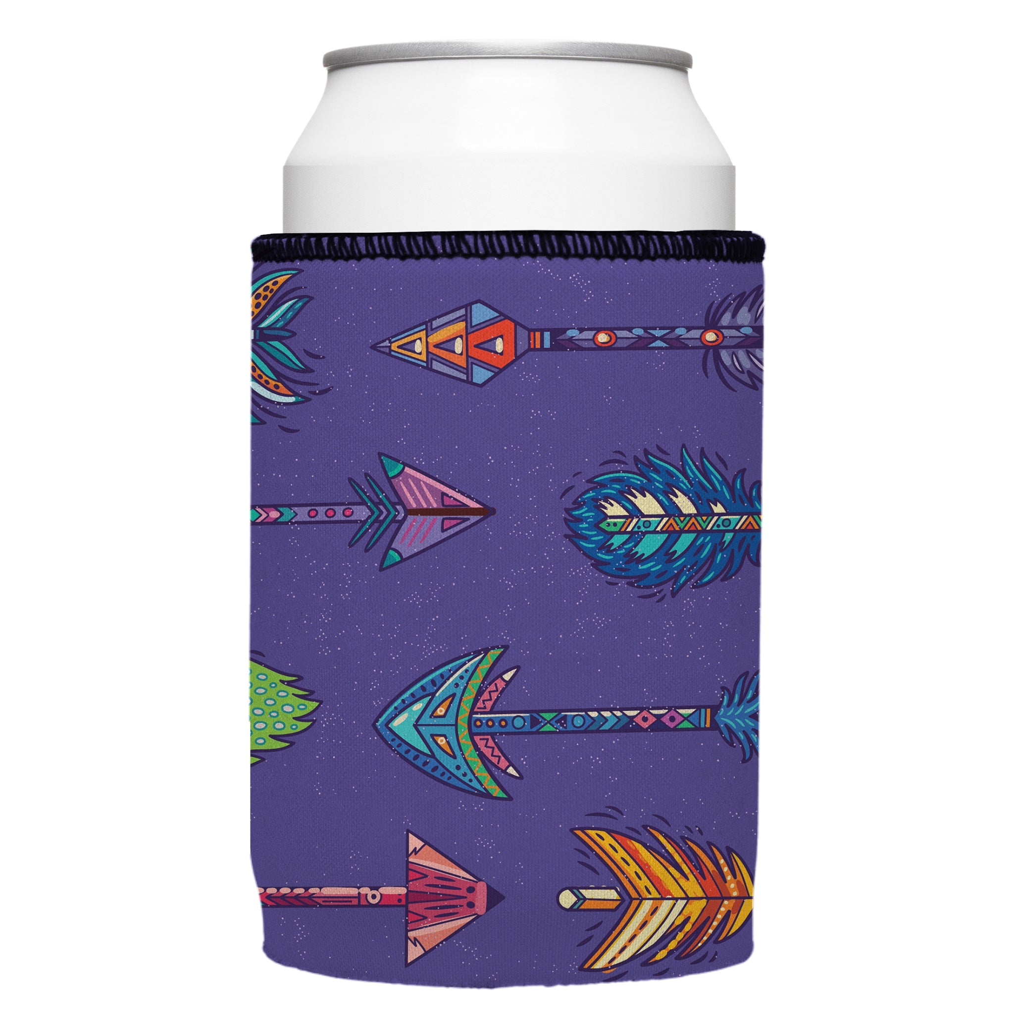 Stubbyz Purple Boho Arrows Stubby Cooler 2-Pack