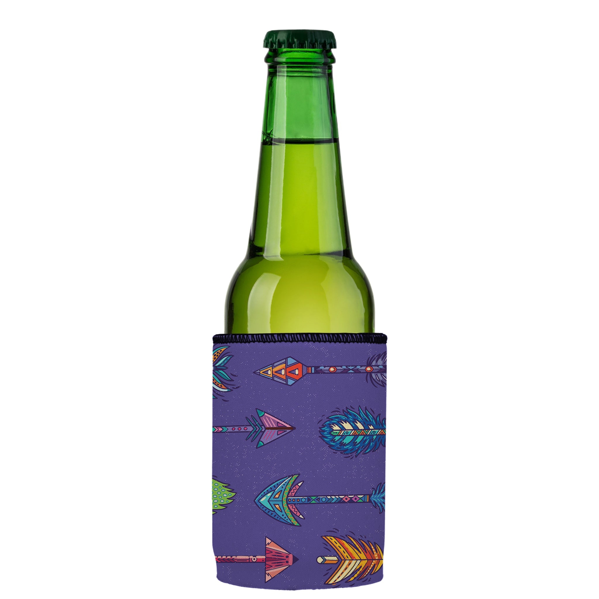 Stubbyz Purple Boho Arrows Stubby Cooler 2-Pack
