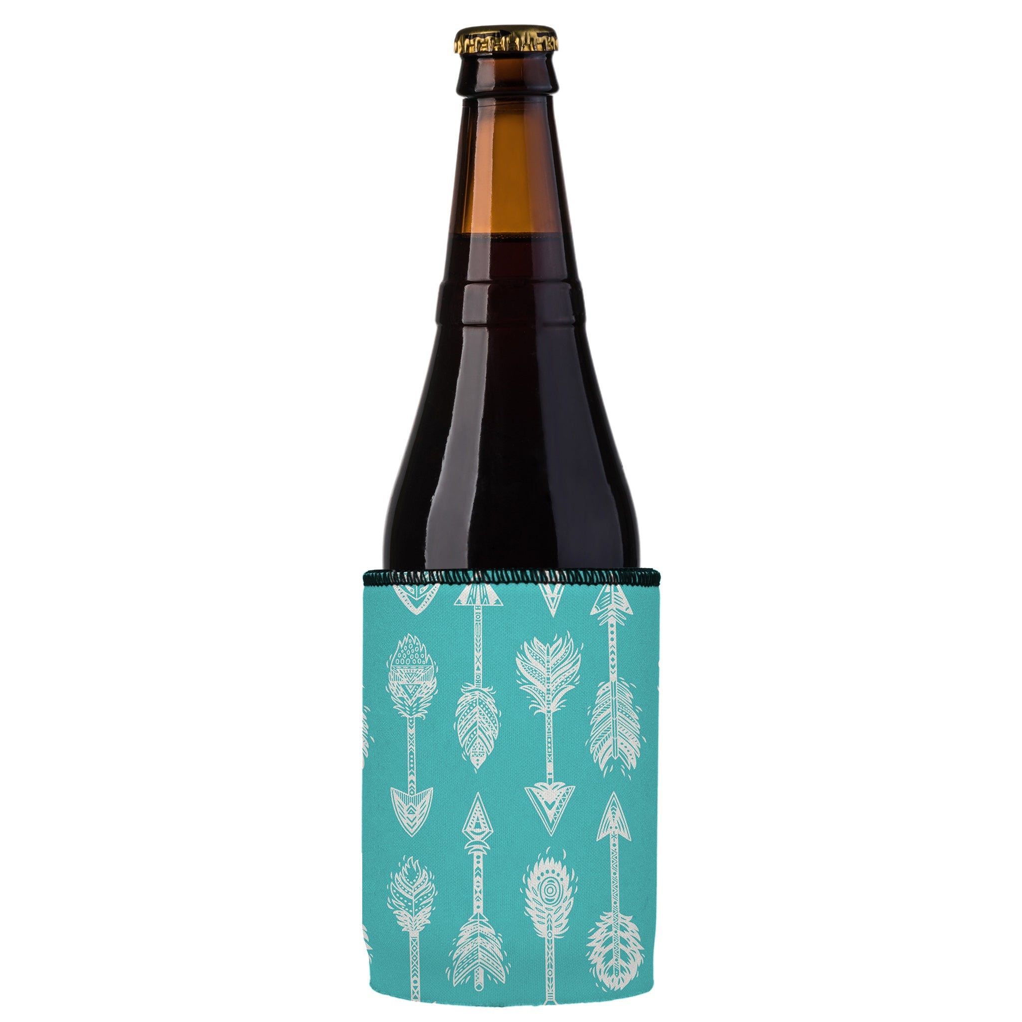 Stubbyz Teal Boho Arrows Stubby Cooler 3-Pack