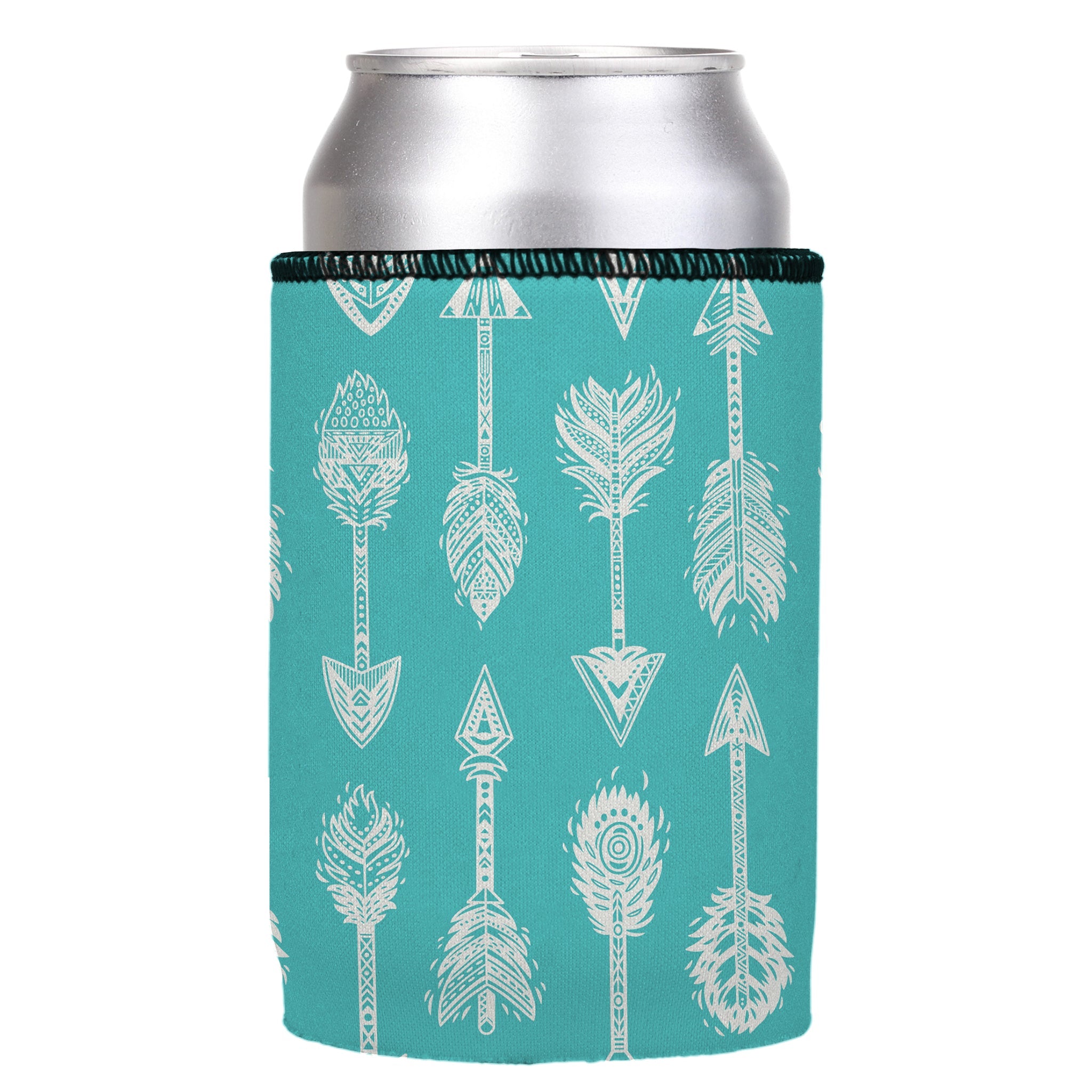 Stubbyz Teal Boho Arrows Stubby Cooler 3-Pack