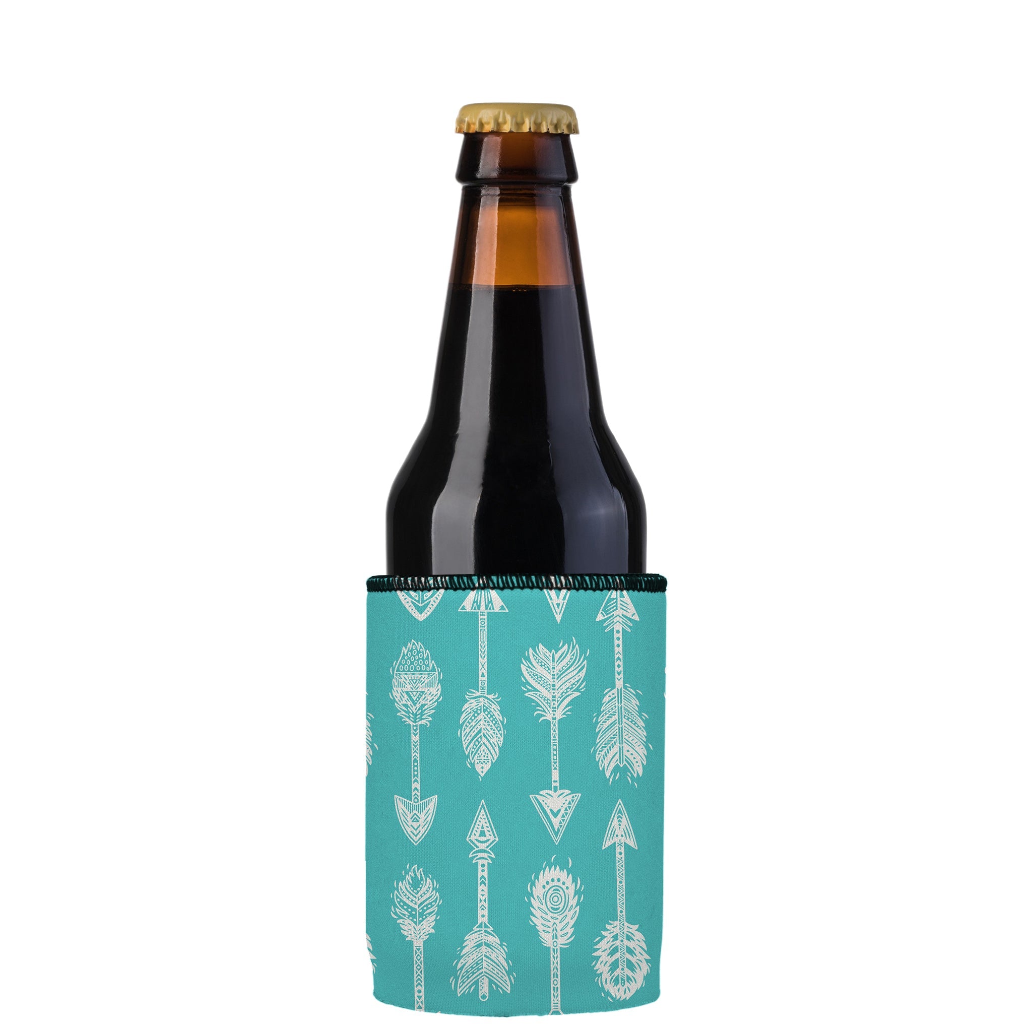 Stubbyz Teal Boho Arrows Stubby Cooler 3-Pack