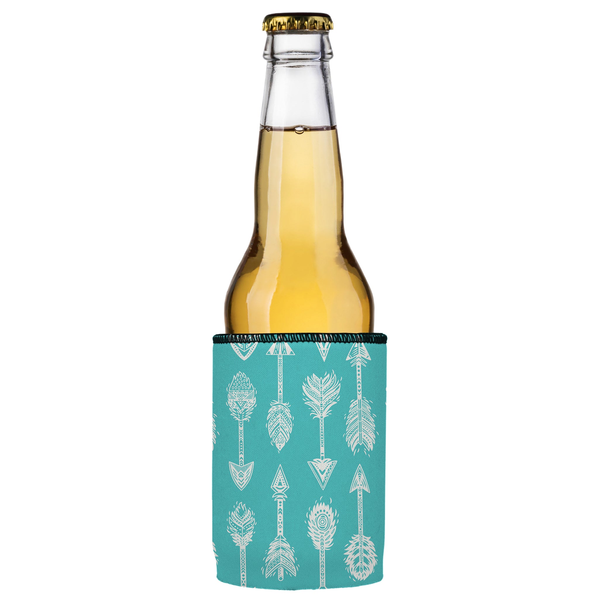 Stubbyz Teal Boho Arrows Stubby Cooler