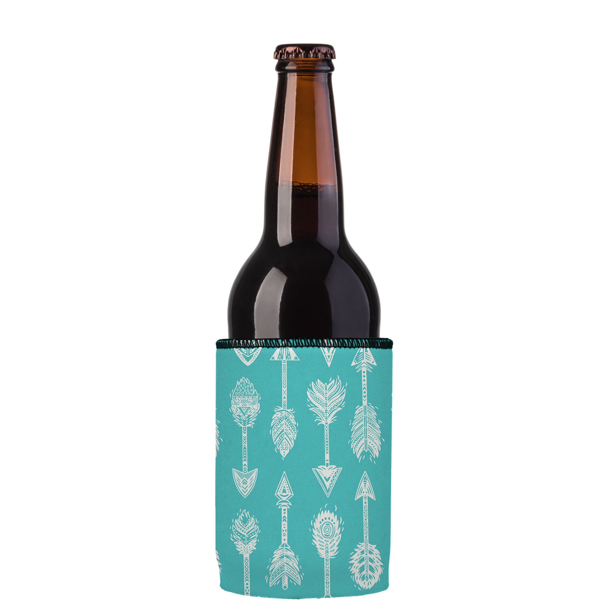 Stubbyz Teal Boho Arrows Stubby Cooler