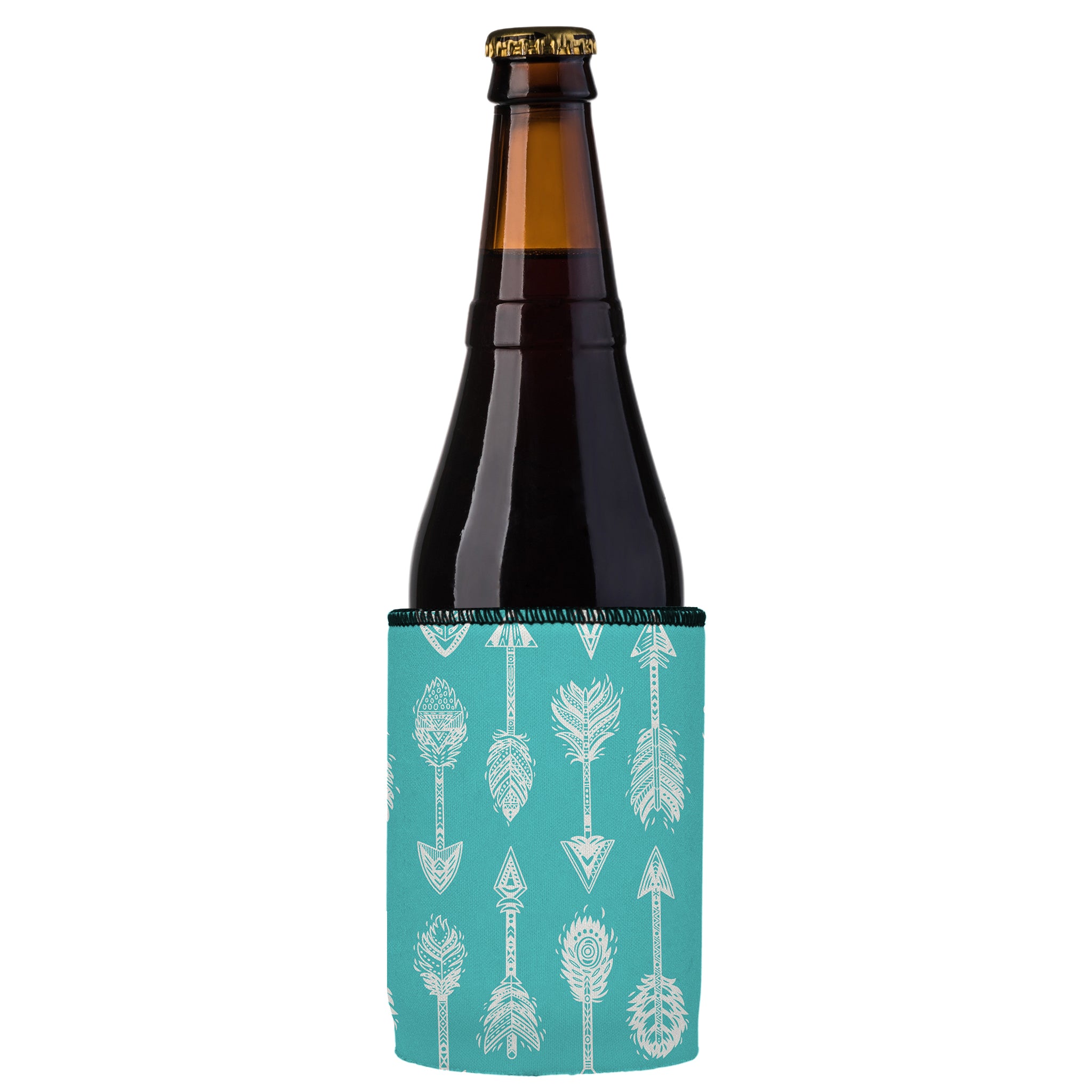 Stubbyz Teal Boho Arrows Stubby Cooler