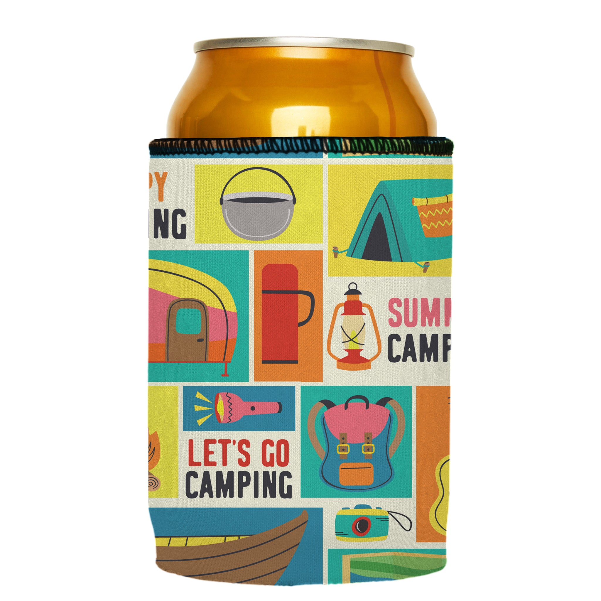 Stubbyz Happy Camping Stubby Cooler