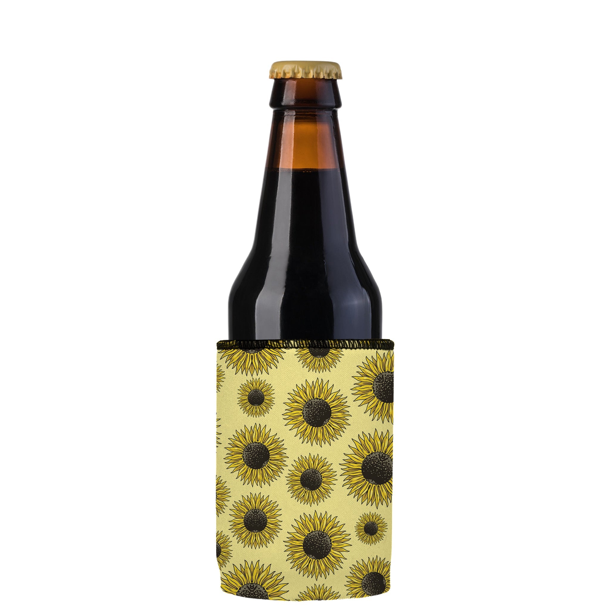 Stubbyz Yellow Sunflowers Stubby Cooler 2-Pack