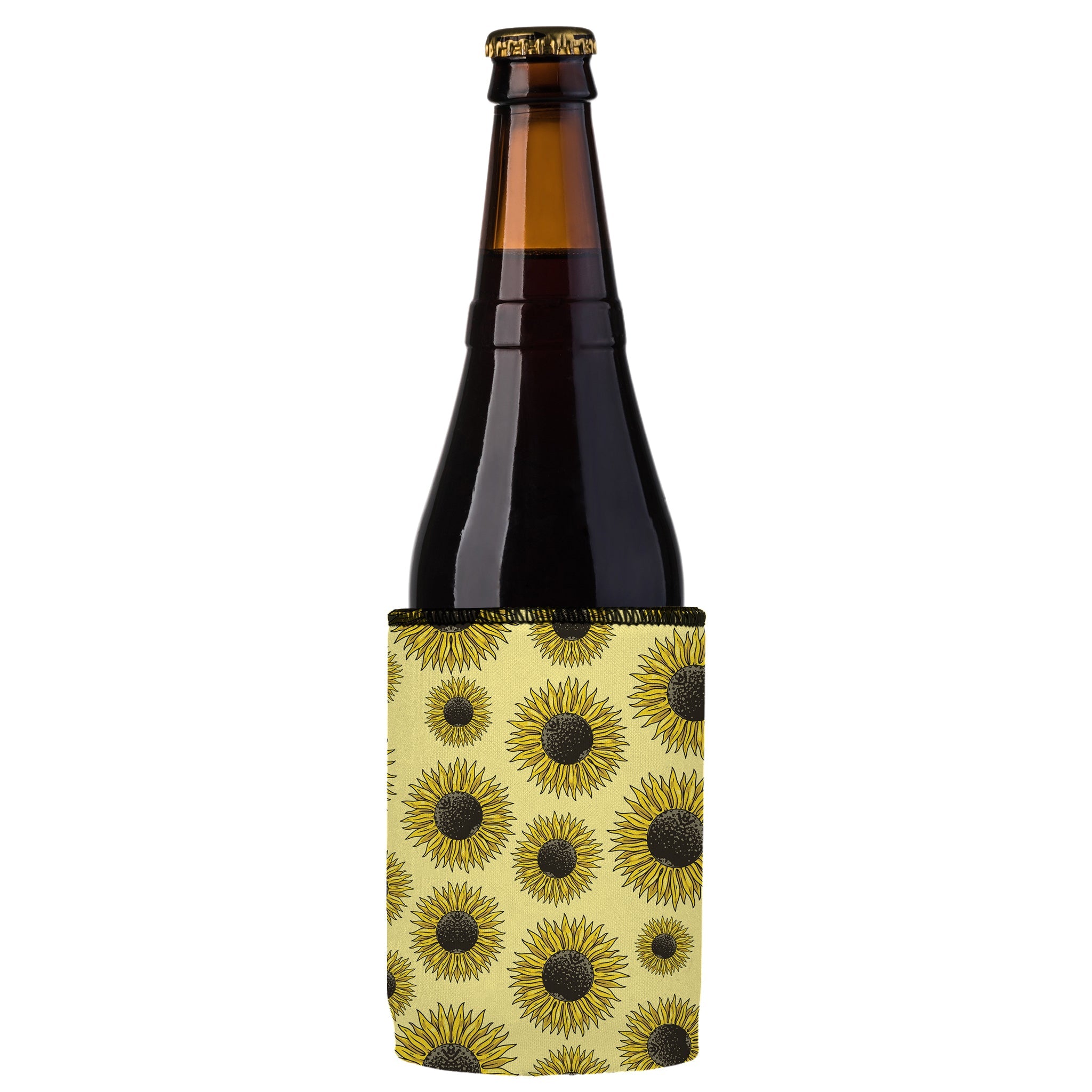 Stubbyz Yellow Sunflowers Stubby Cooler 2-Pack