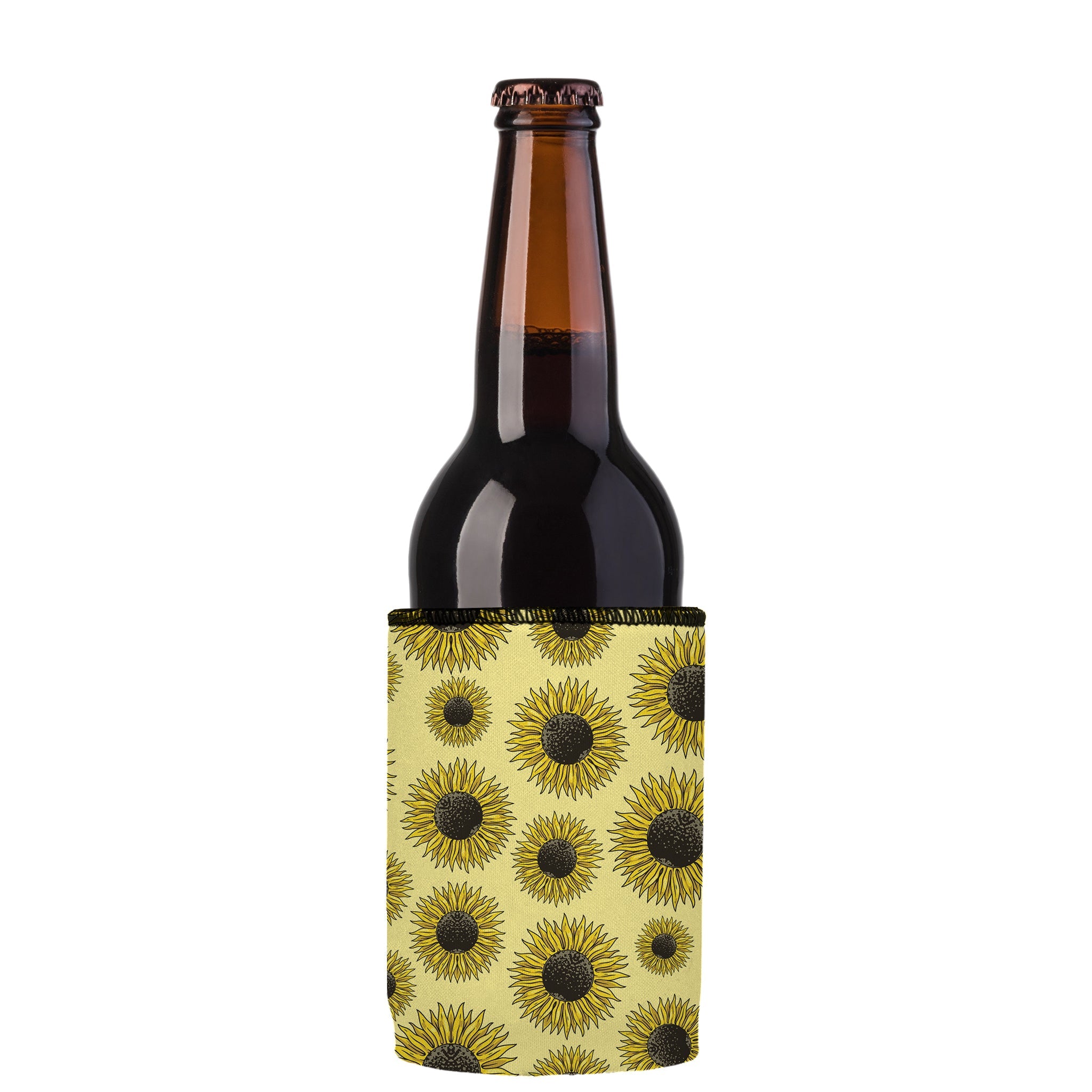 Stubbyz Yellow Sunflowers Stubby Cooler 2-Pack
