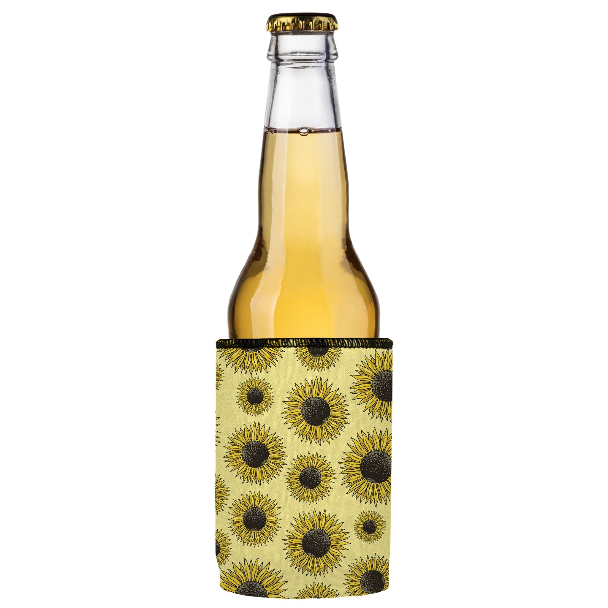 Stubbyz Yellow Sunflowers Stubby Cooler 2-Pack