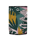 Exotic Jungle Plants Stubbyz One Size baseless stubby cooler, shown flat