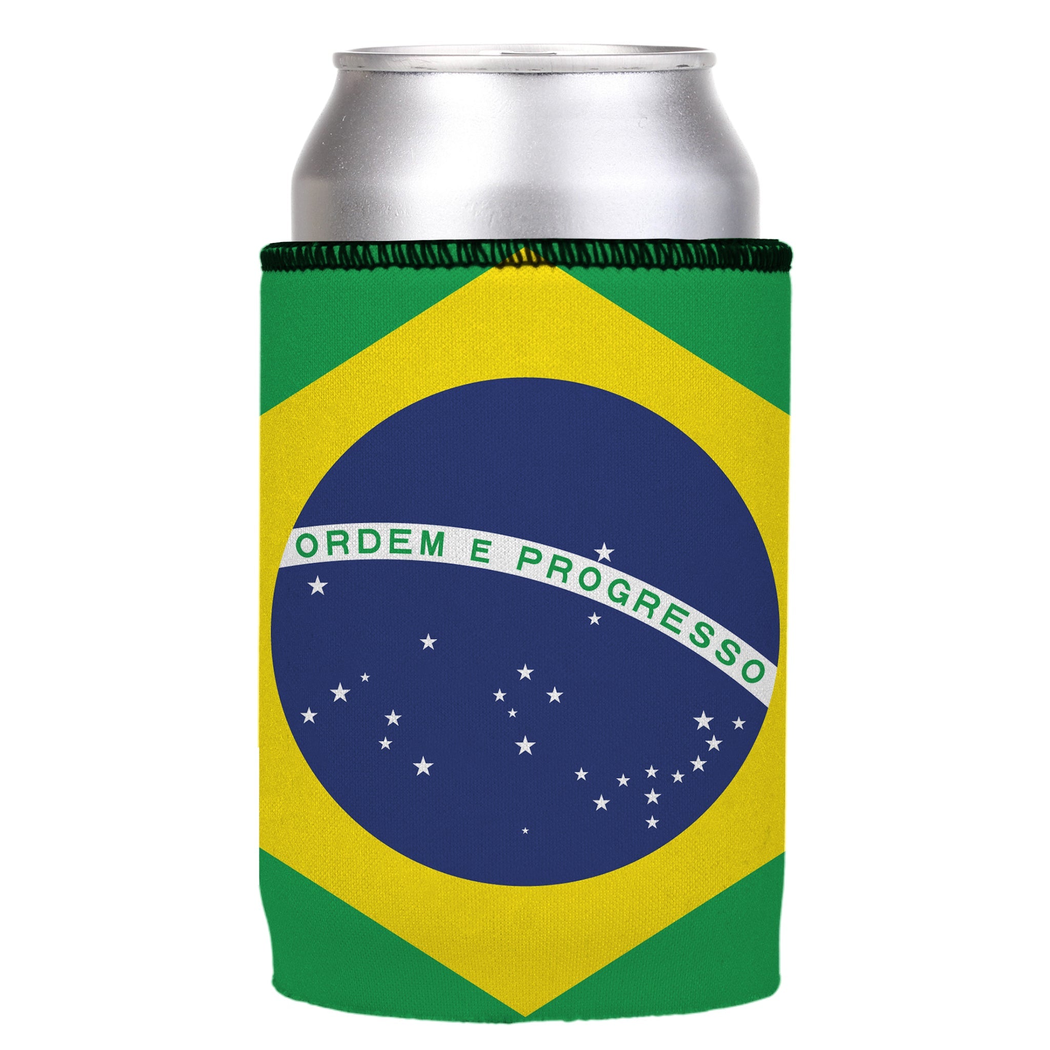 Stubbyz Brazilian Flag Stubby Cooler 2-Pack