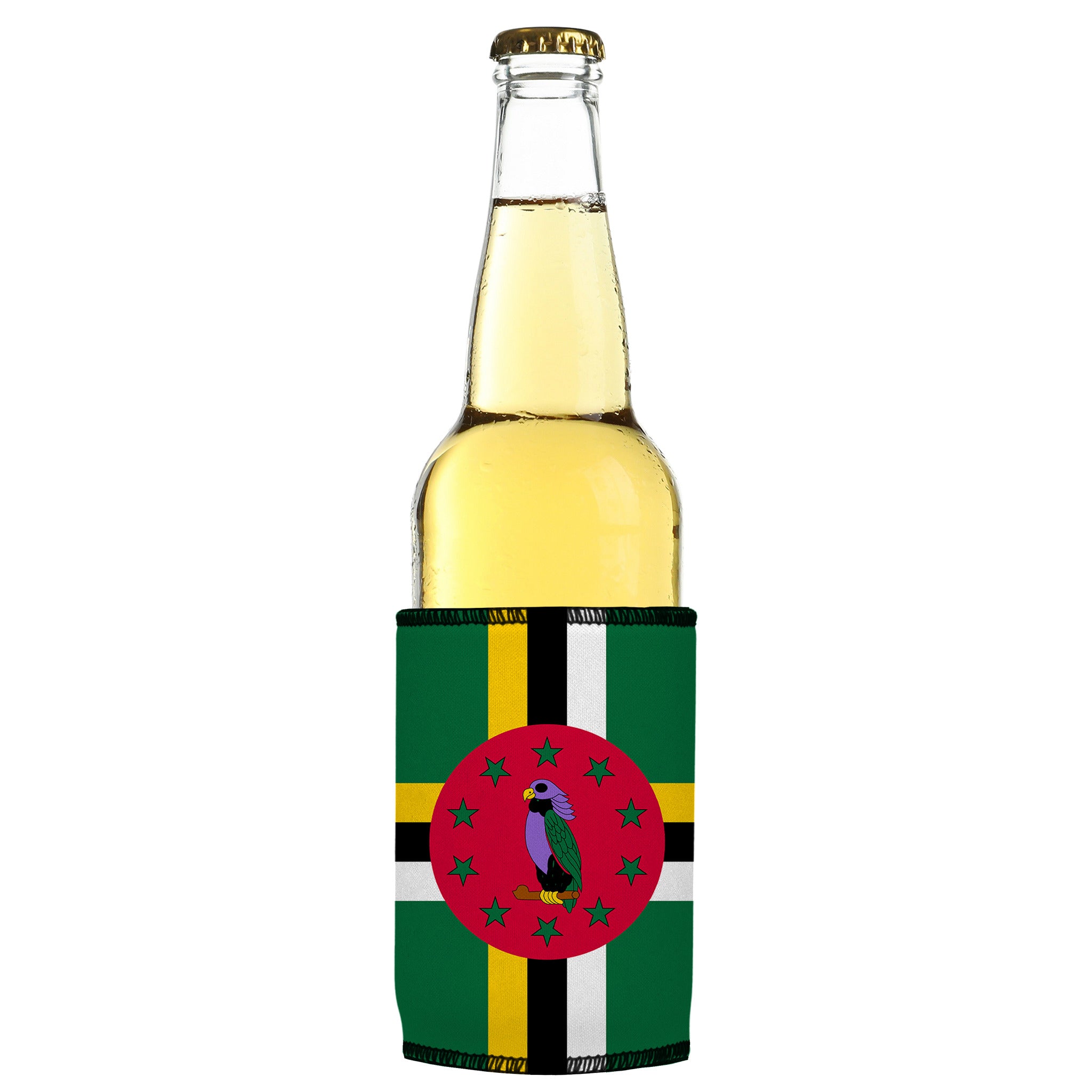 Stubbyz Flag of Dominica Stubby Cooler