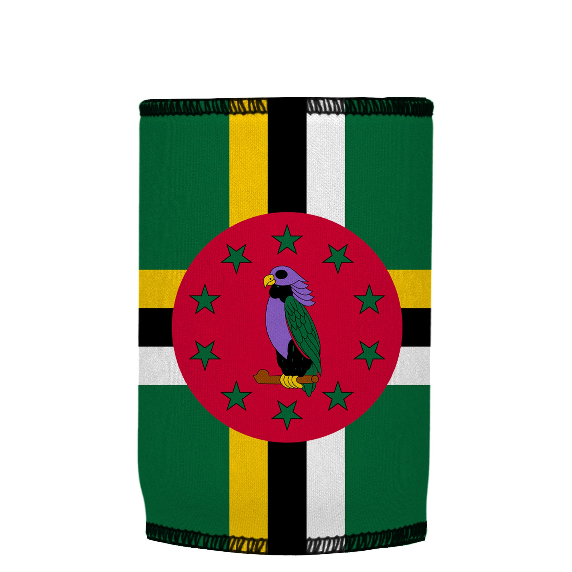 Stubbyz Flag of Dominica Stubby Cooler