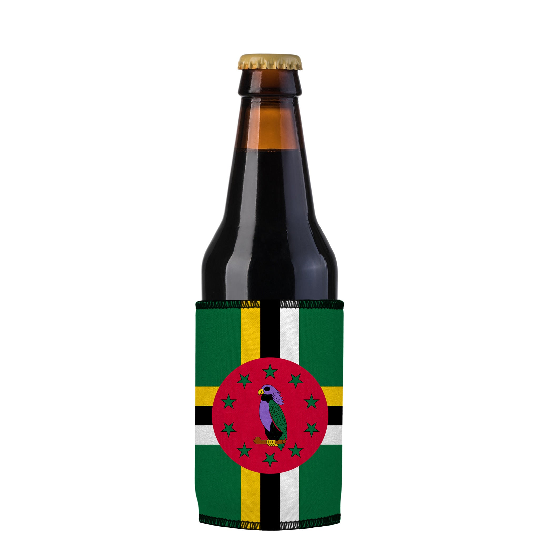 Stubbyz Flag of Dominica Stubby Cooler