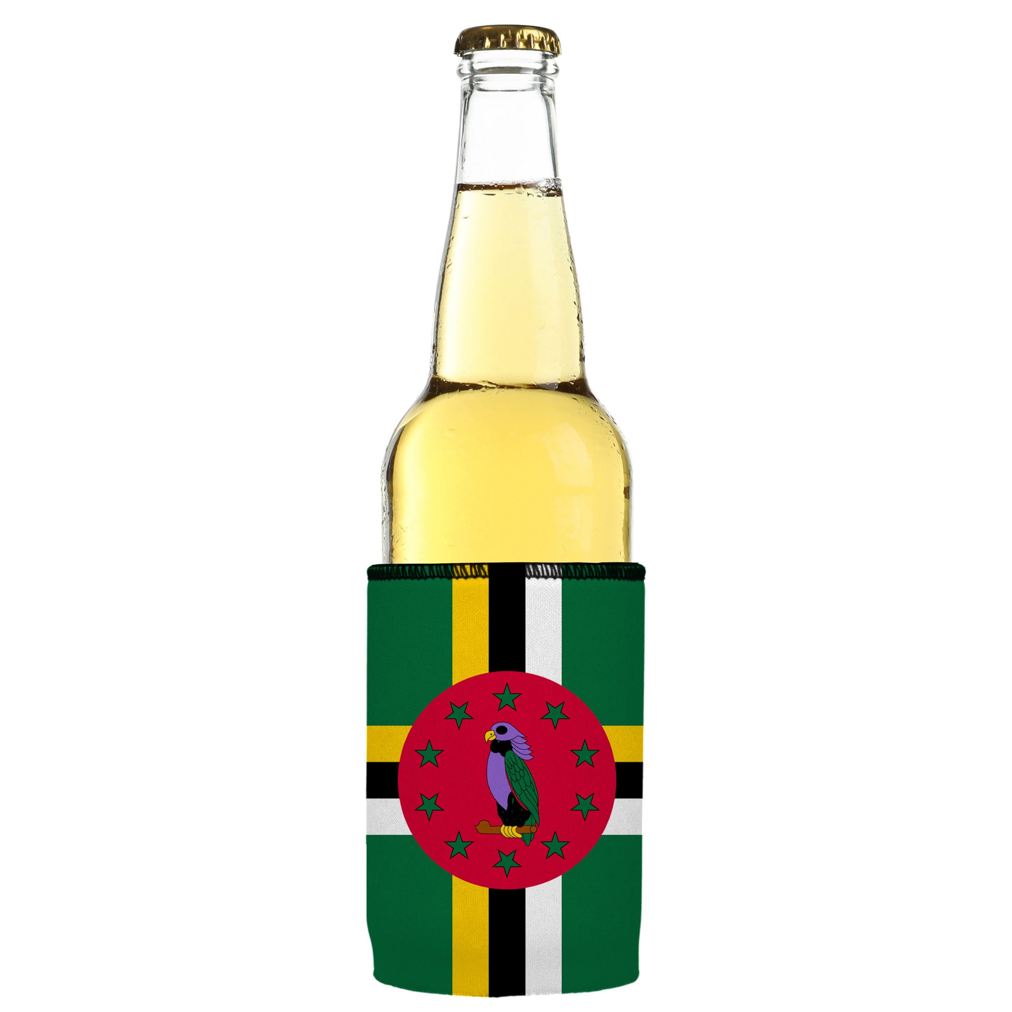 Stubbyz Flag of Dominica Stubby Cooler