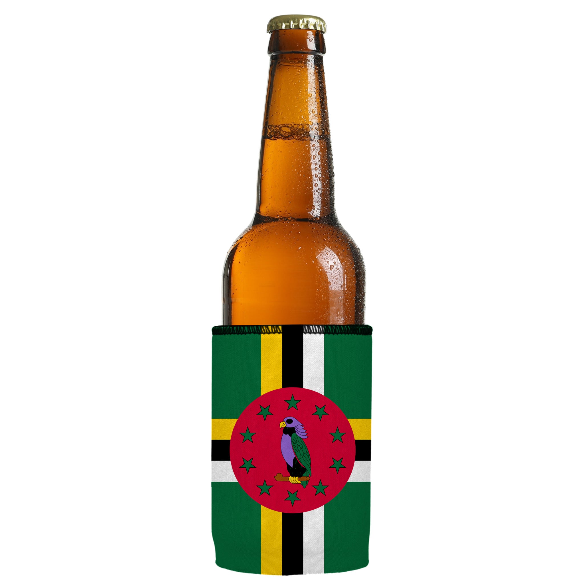 Stubbyz Flag of Dominica Stubby Cooler