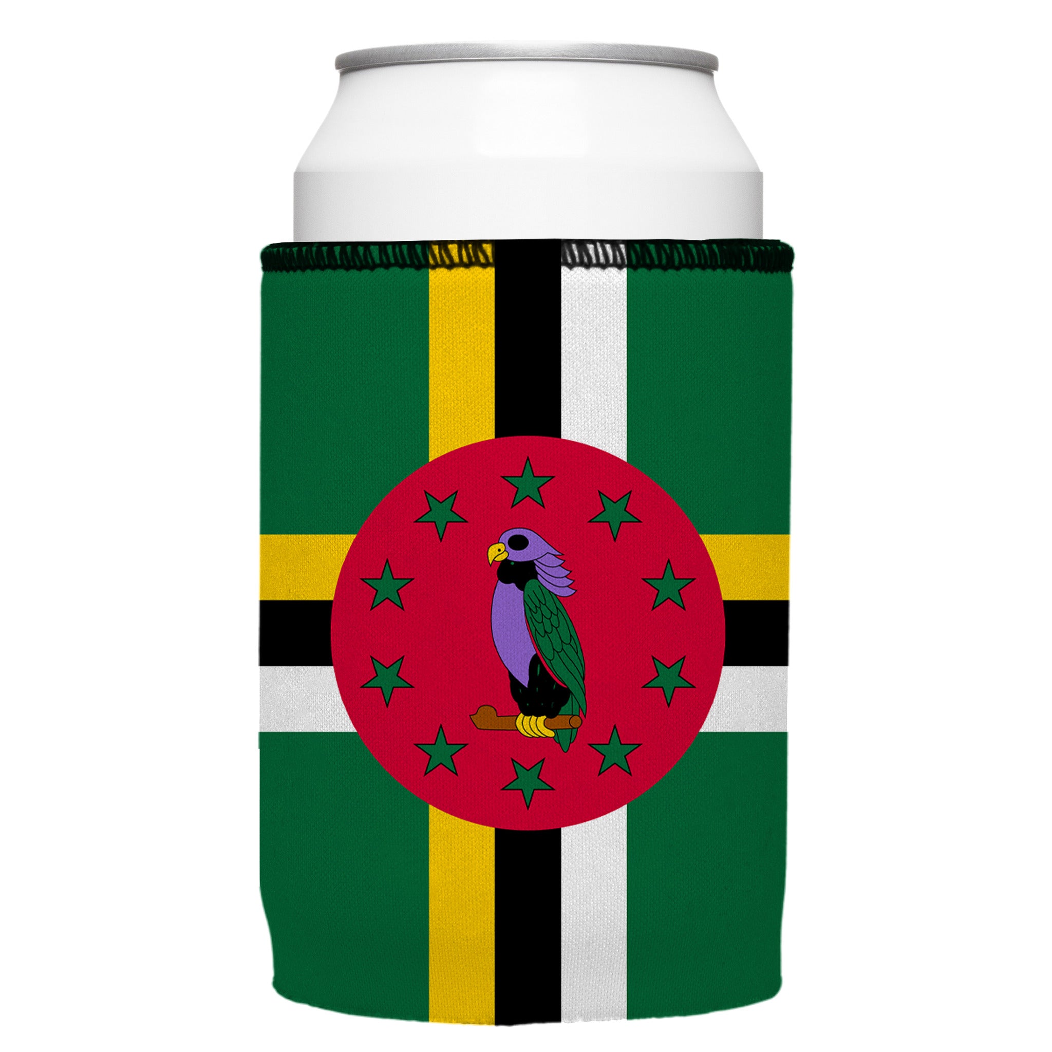 Stubbyz Flag of Dominica Stubby Cooler
