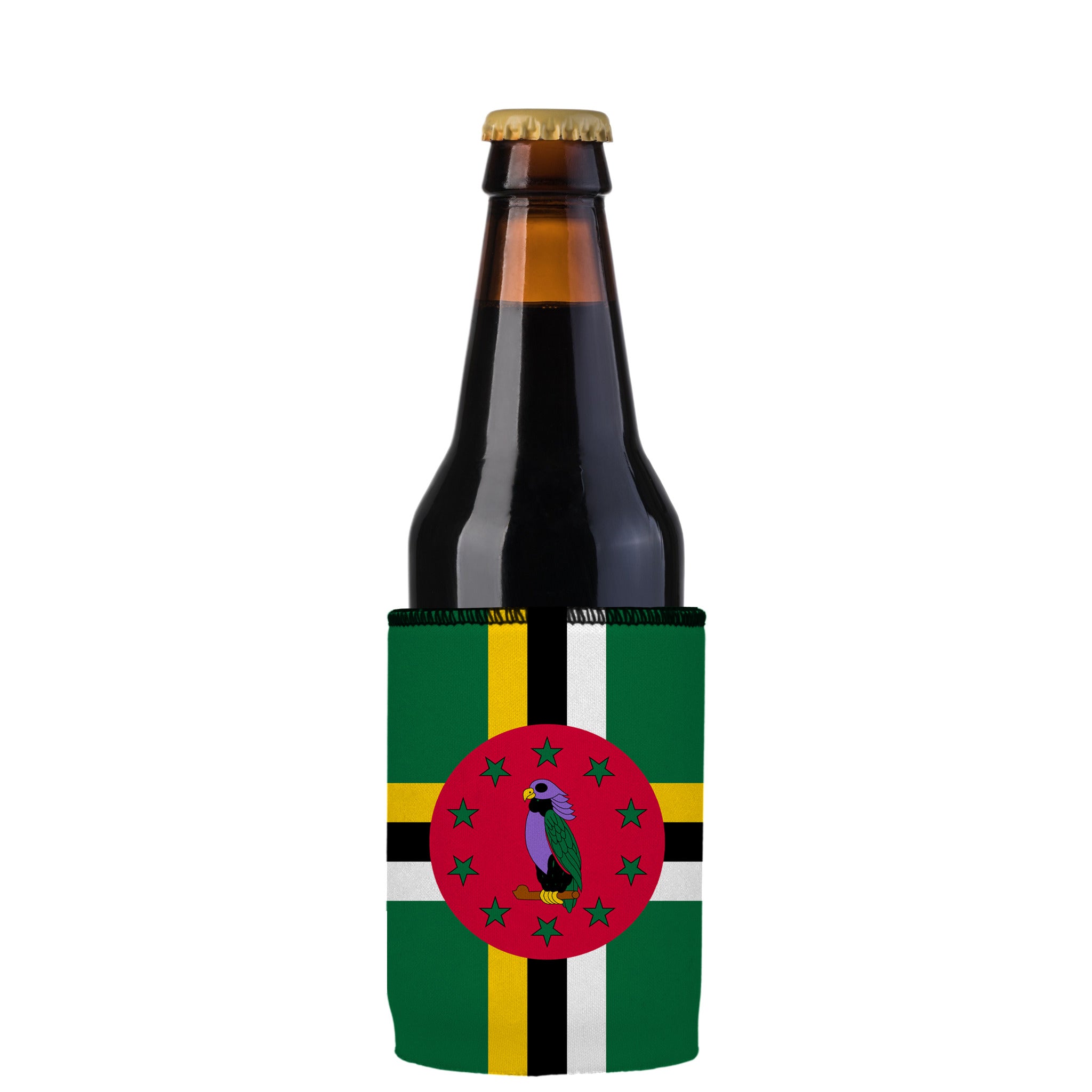 Stubbyz Flag of Dominica Stubby Cooler