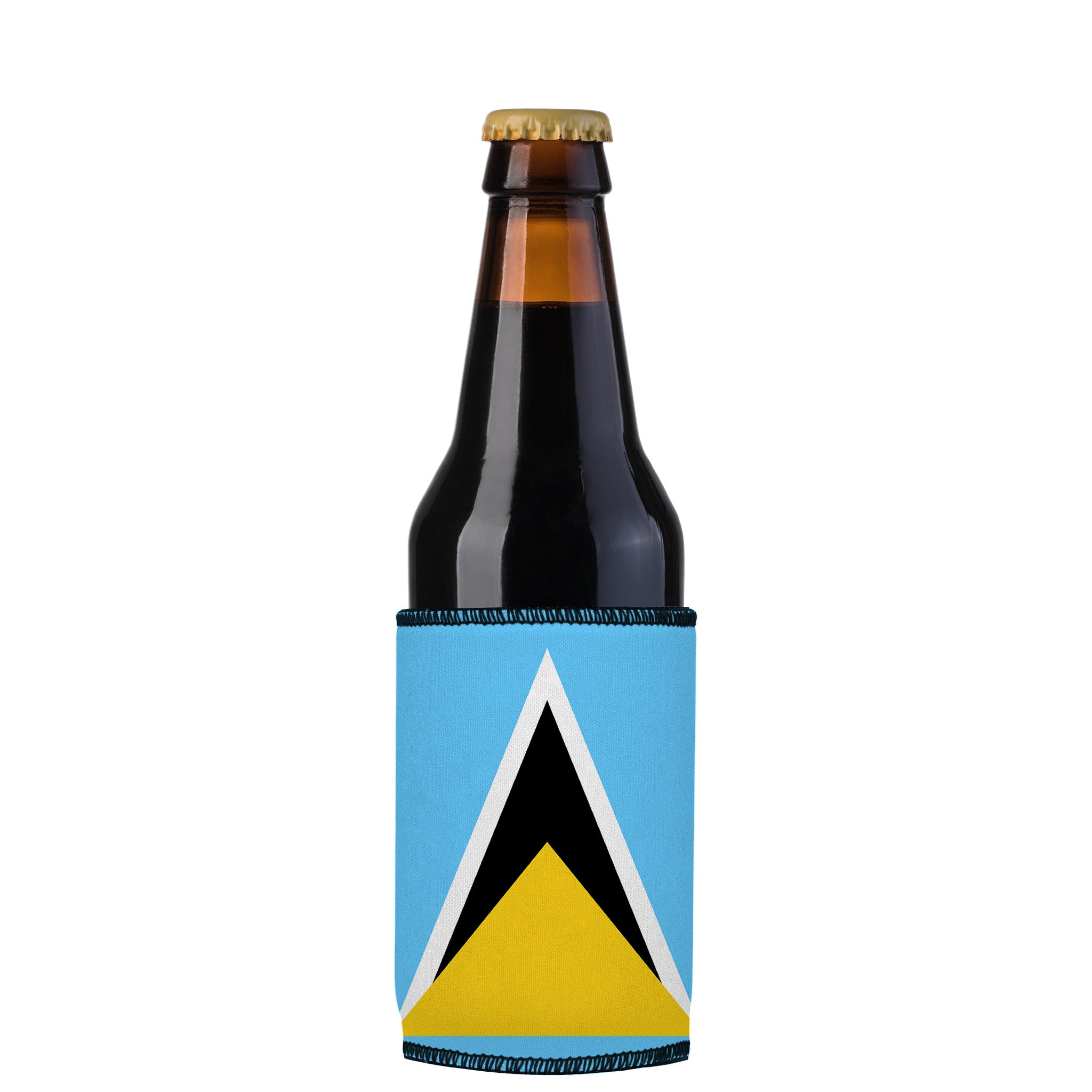 Stubbyz Flag of Saint Lucia Stubby Cooler