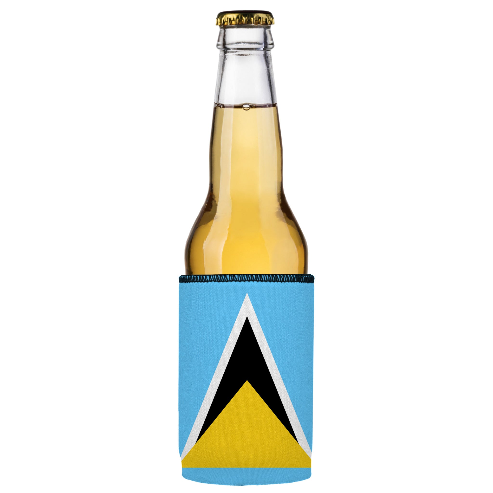 Stubbyz Flag of Saint Lucia Stubby Cooler