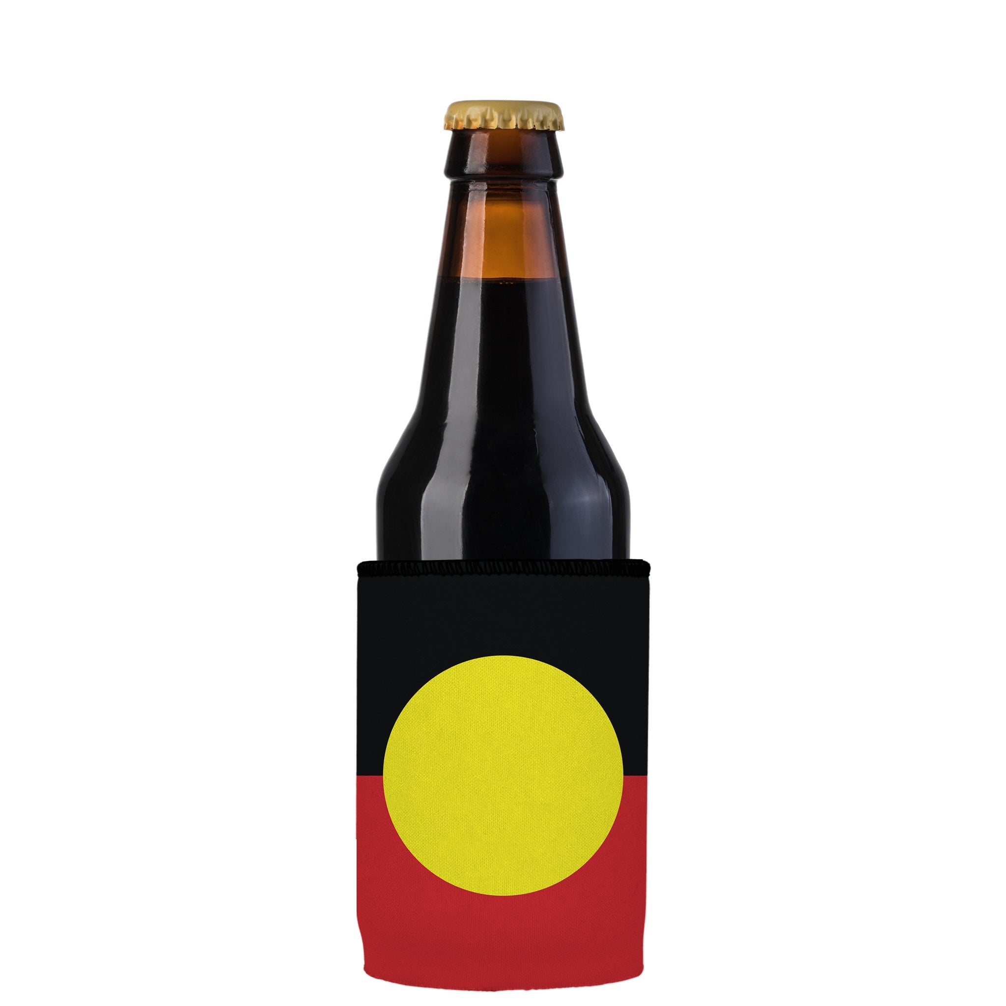 Stubbyz Aboriginal Flag Stubby Cooler 3-Pack