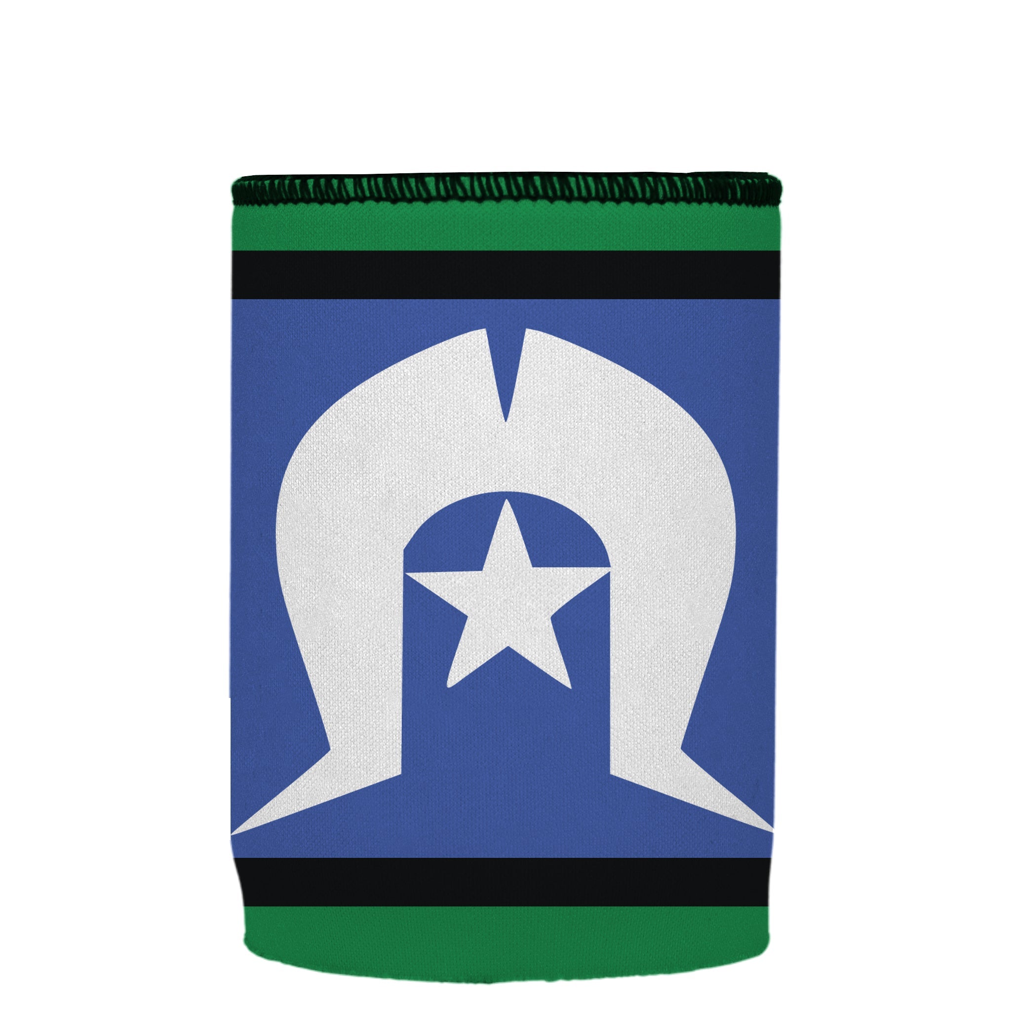 Stubbyz Torres Strait Islanders Flag Stubby Cooler 2-Pack
