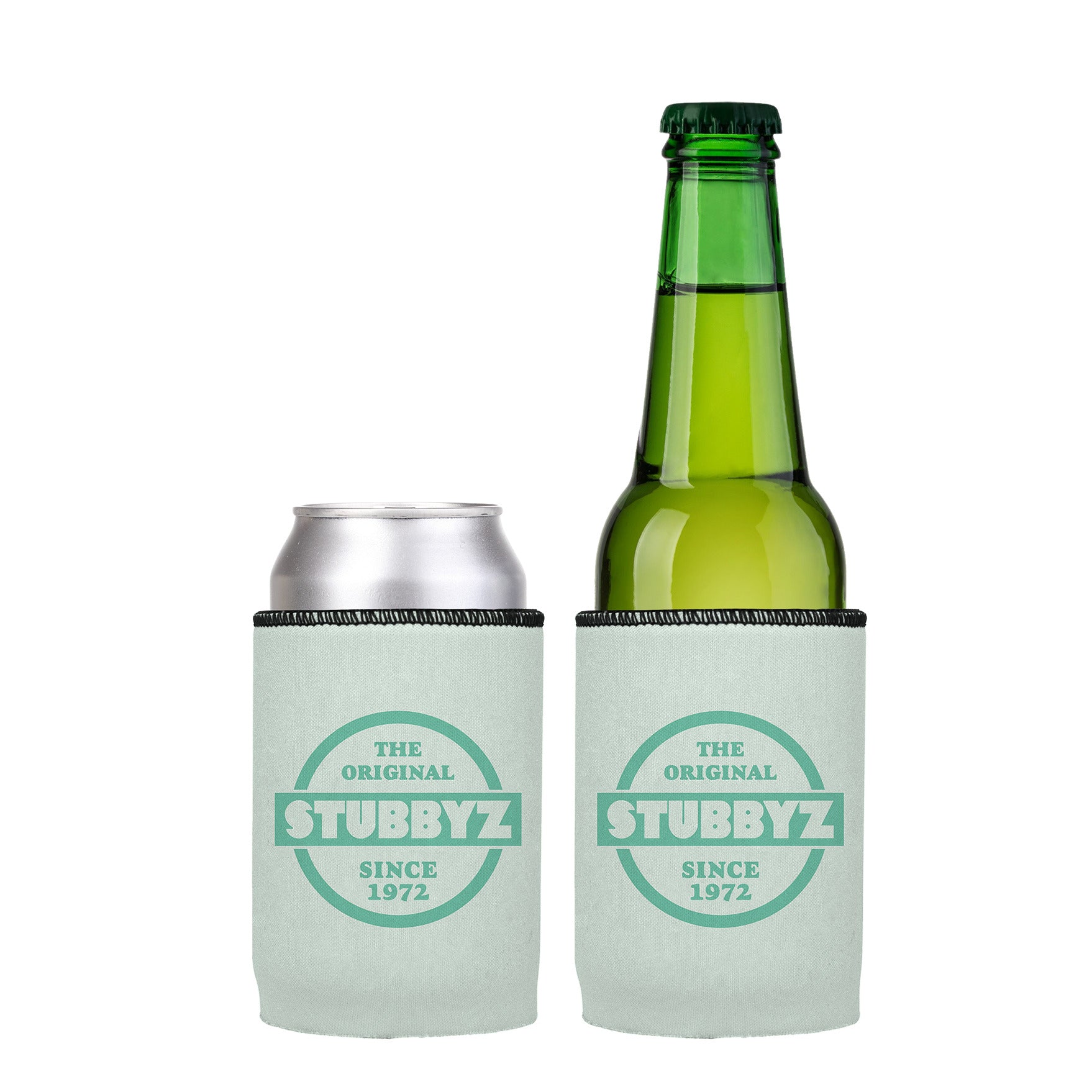 The Original Stubbyz Stubby Cooler (Mint) 2-Pack