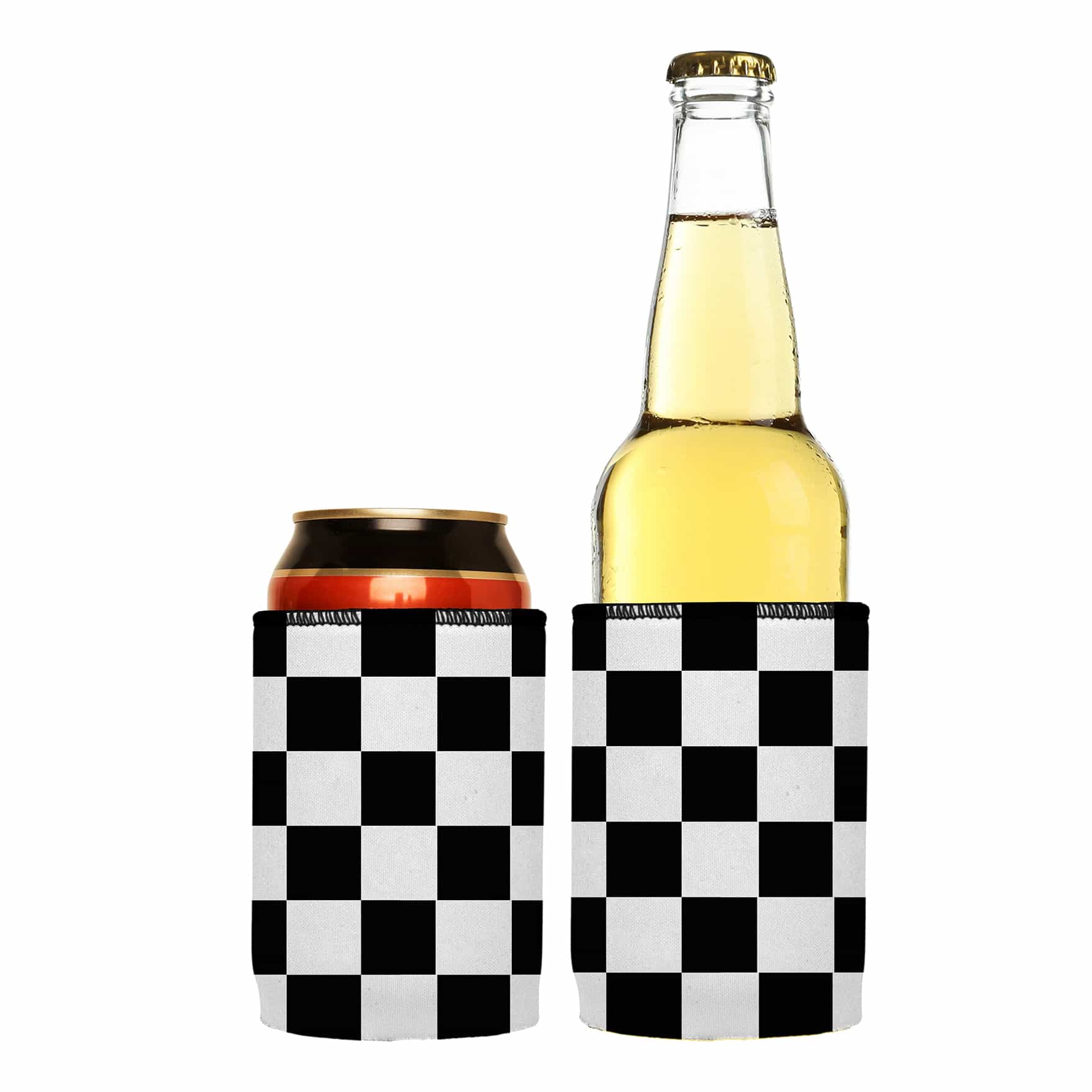 Stubbyz Large Checkerboard Stubby Cooler 2-Pack