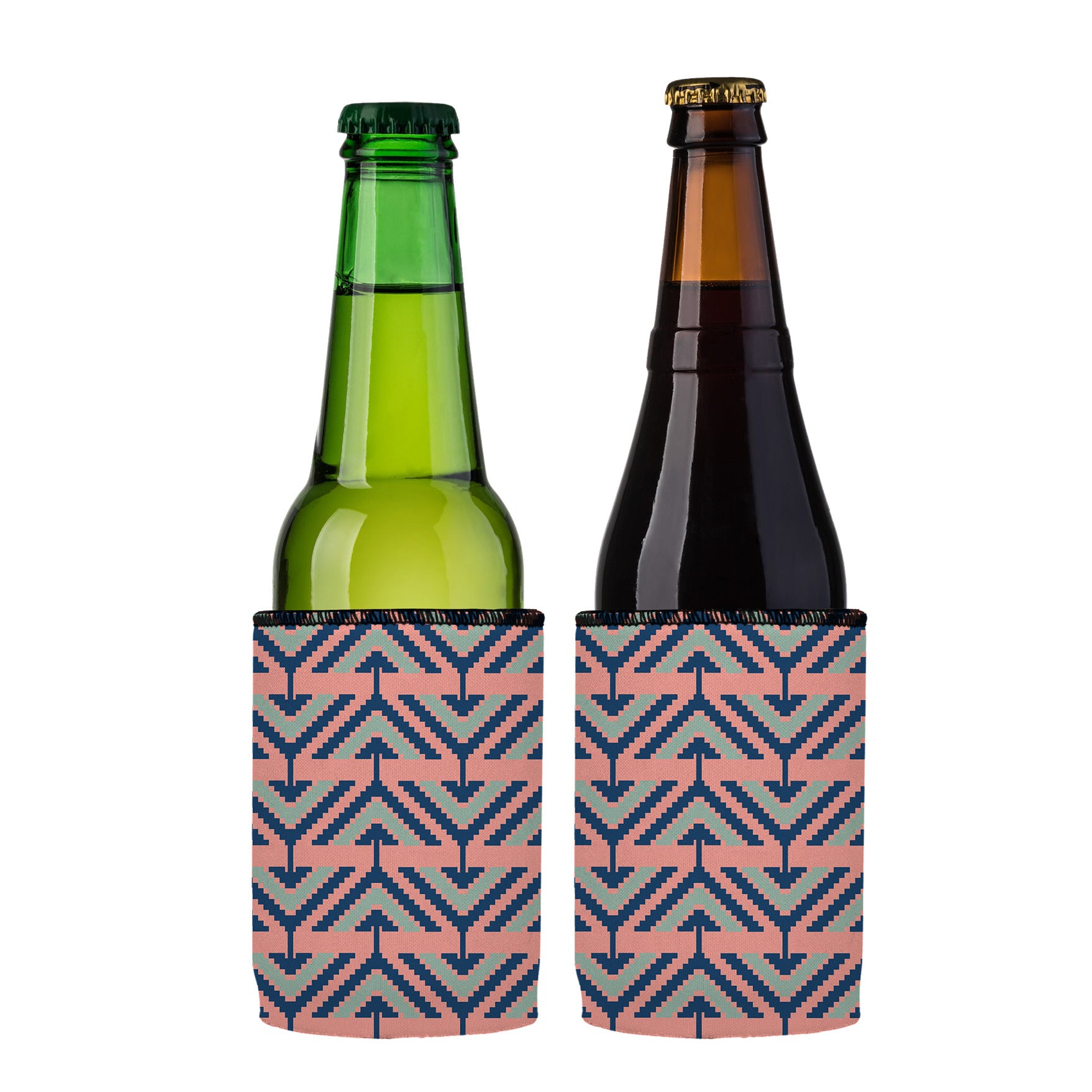 Stubbyz Pink Tribal Arrows Stubby Cooler 2-Pack
